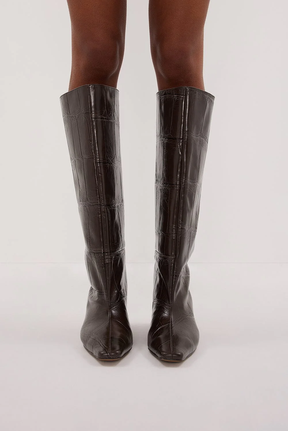 ALIAS MAE CRAWFORD BOOT CHOC CROC - Image 4