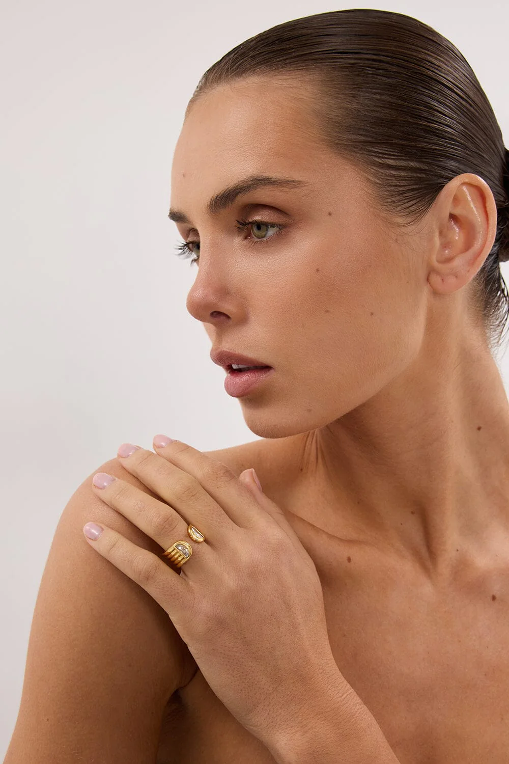 AMBER SCEATS PLUMERIA RING - Image 3