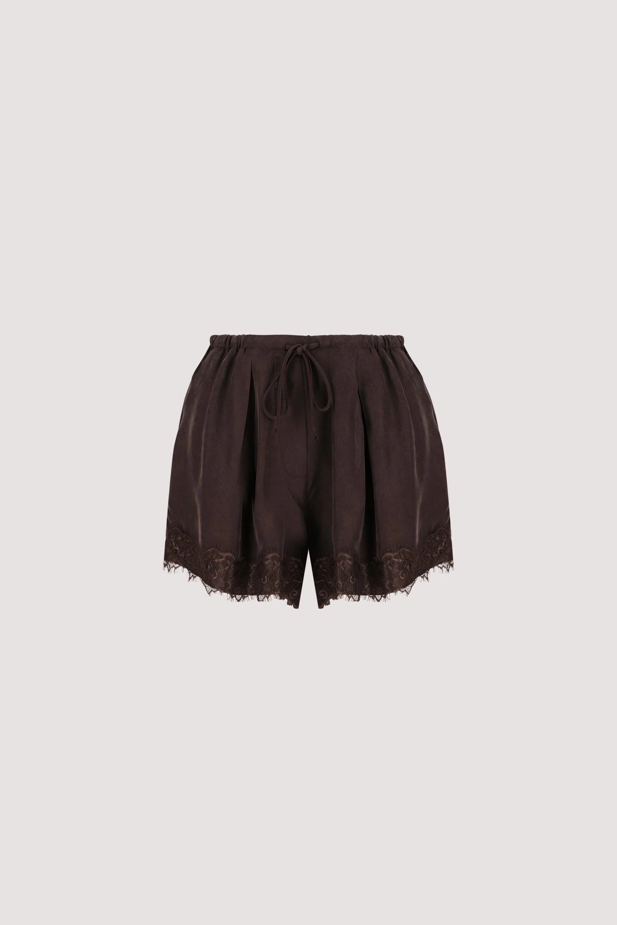 ANDREA PLUM CHOC CUPRO LACE SHORT - Image 9