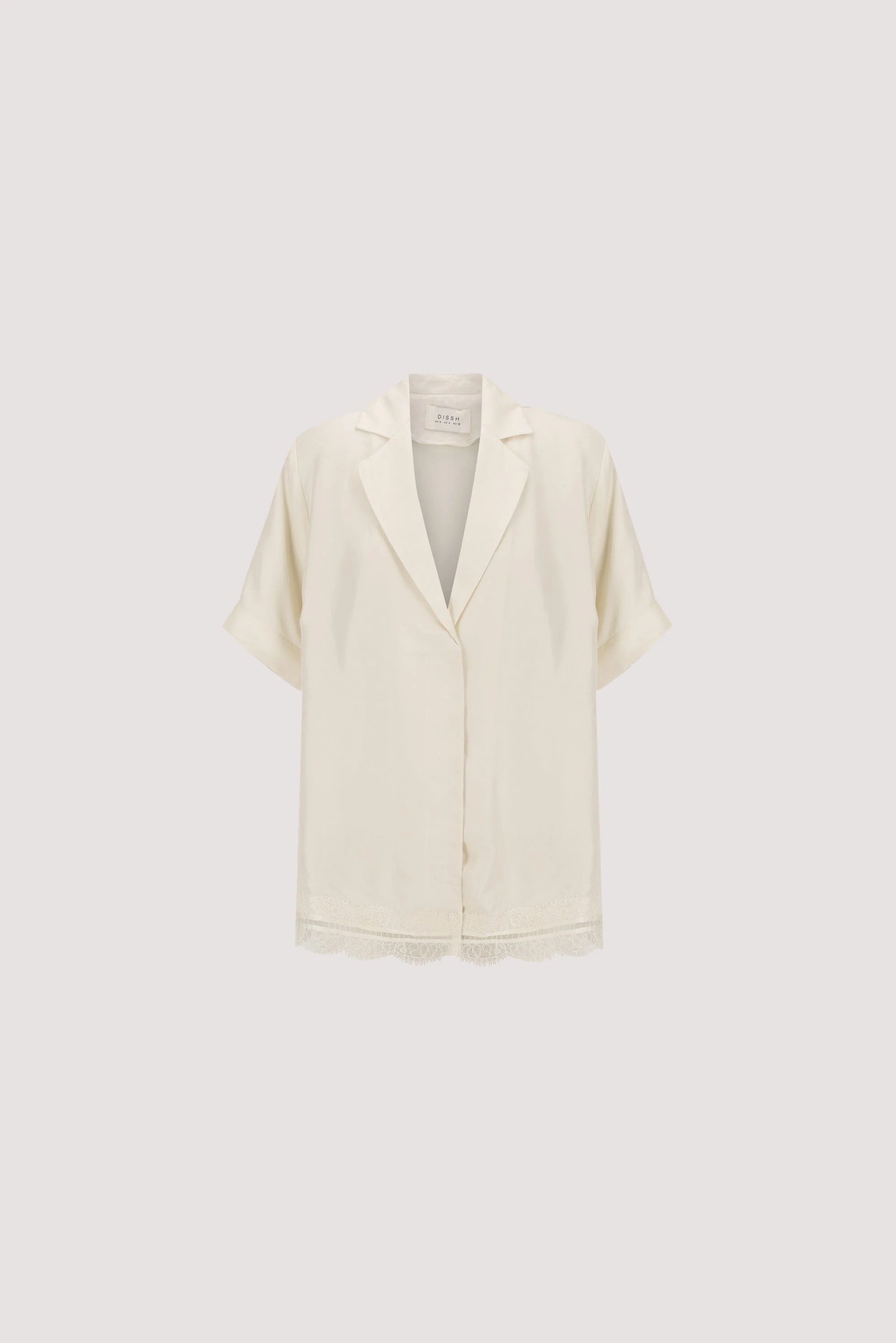 ANDREA SANDSTONE CUPRO LACE SHIRT - Image 6
