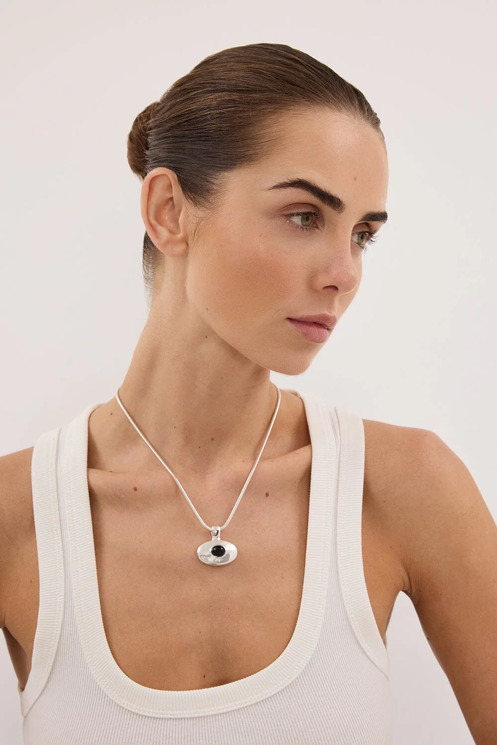 ANNA ROSSI ADA NECKLACE SILVER - Image 3