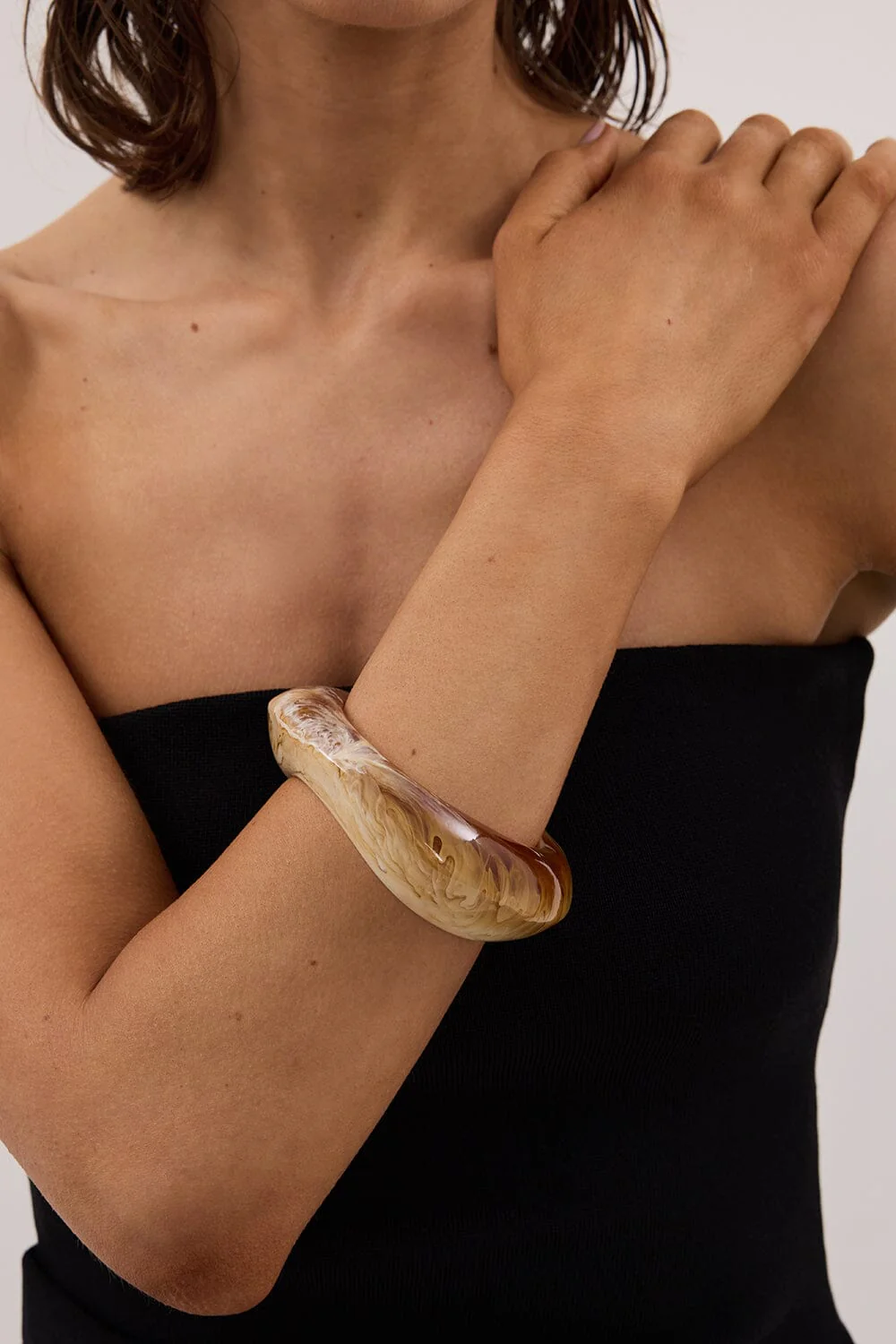 ANNA ROSSI TAKE IT AWAY LATTE BANGLE - Image 3