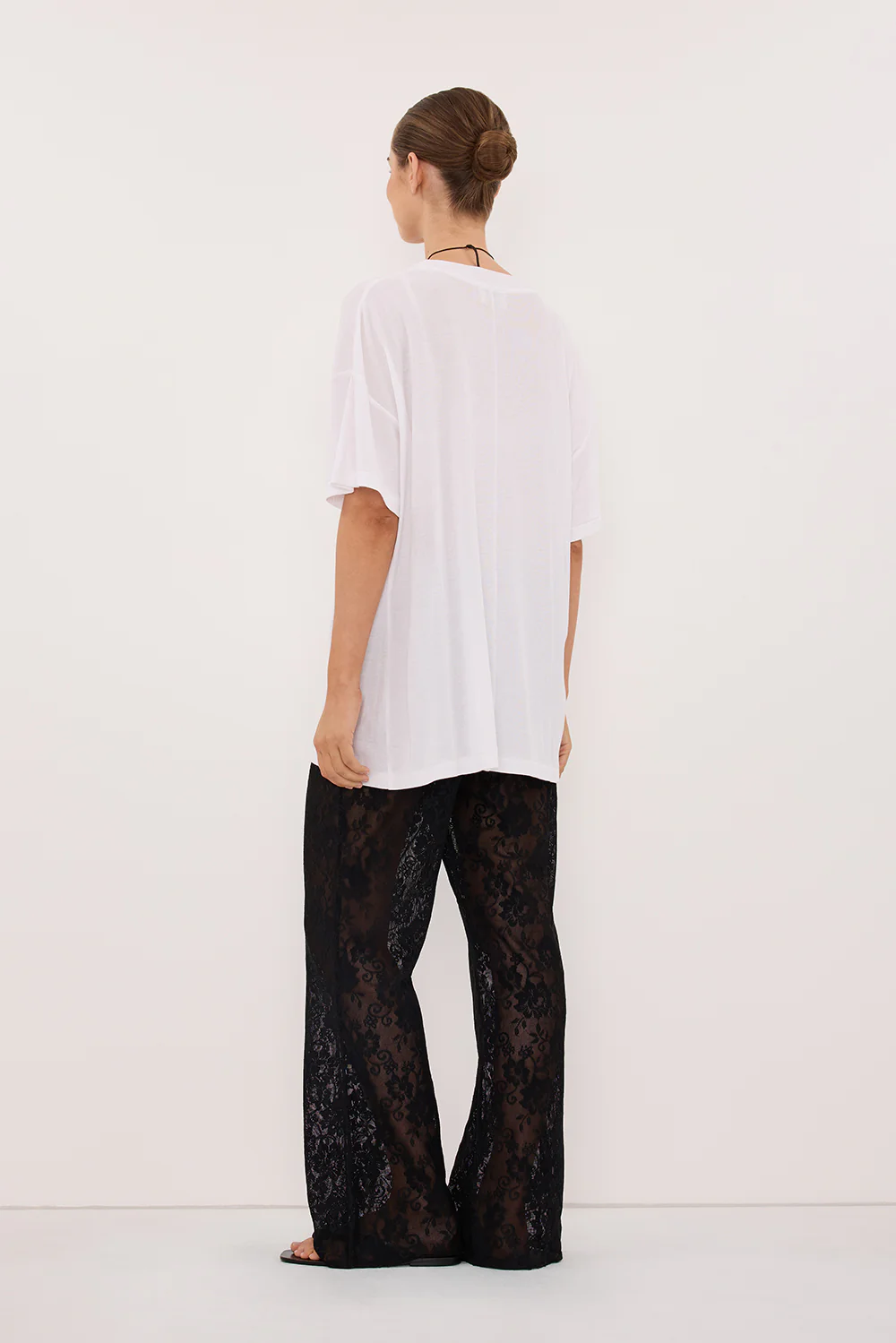 ANYA BLACK LACE PANT - Image 4