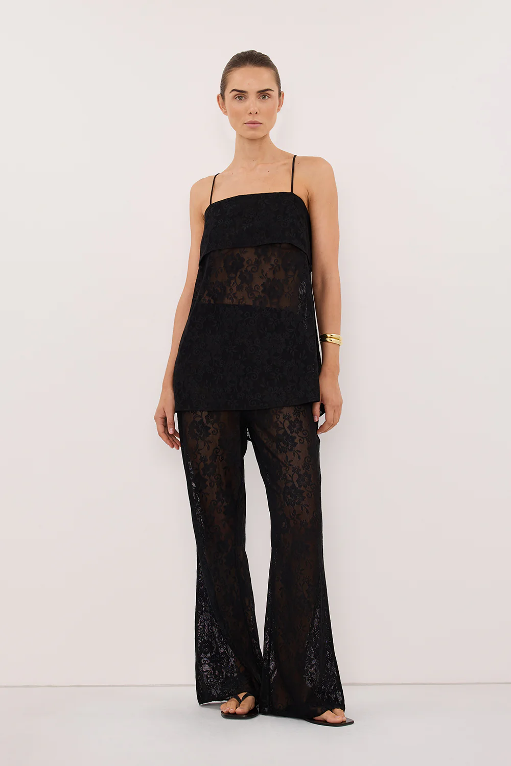 ANYA BLACK LACE PANT - Image 6