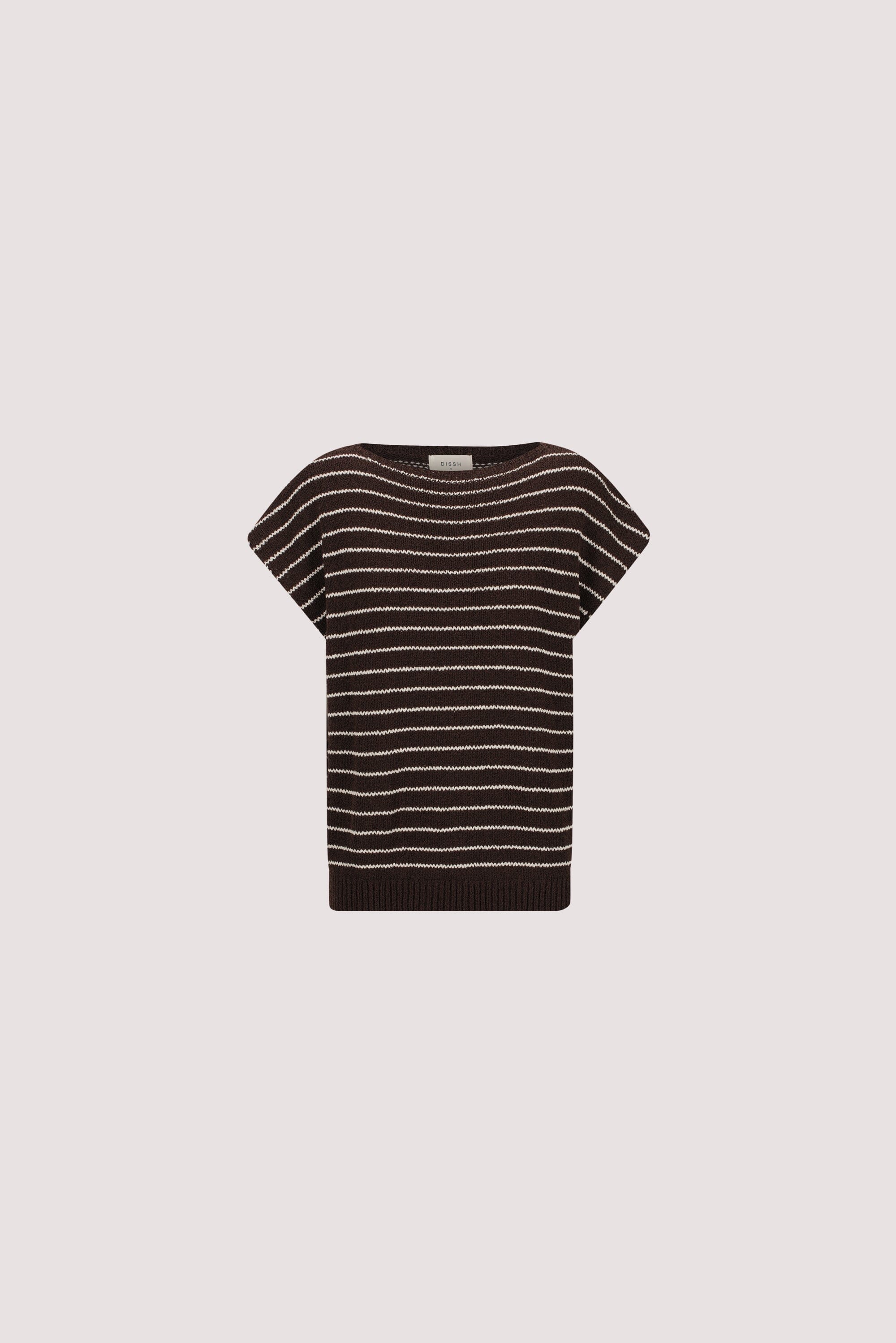 ASPEN CHOC STRIPE KNIT TOP - Image 8