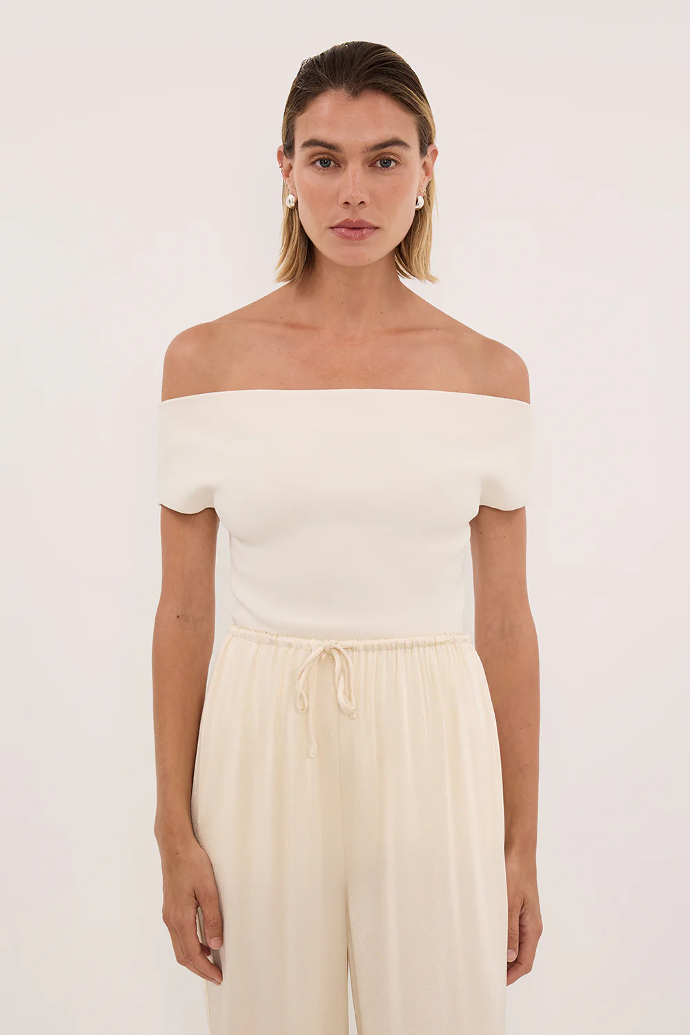 ASTRID PLASTER OFF SHOULDER KNIT TOP - Image 2