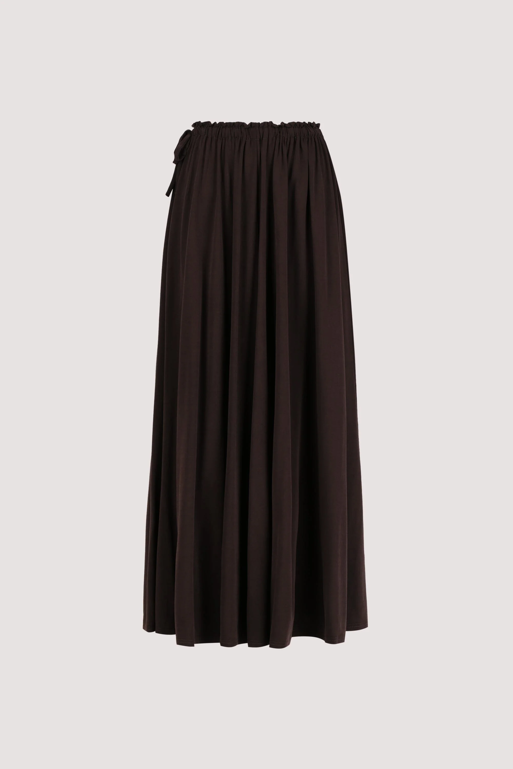 AVA BURNT CHOC MODAL BLEND MIDI SKIRT - Image 7