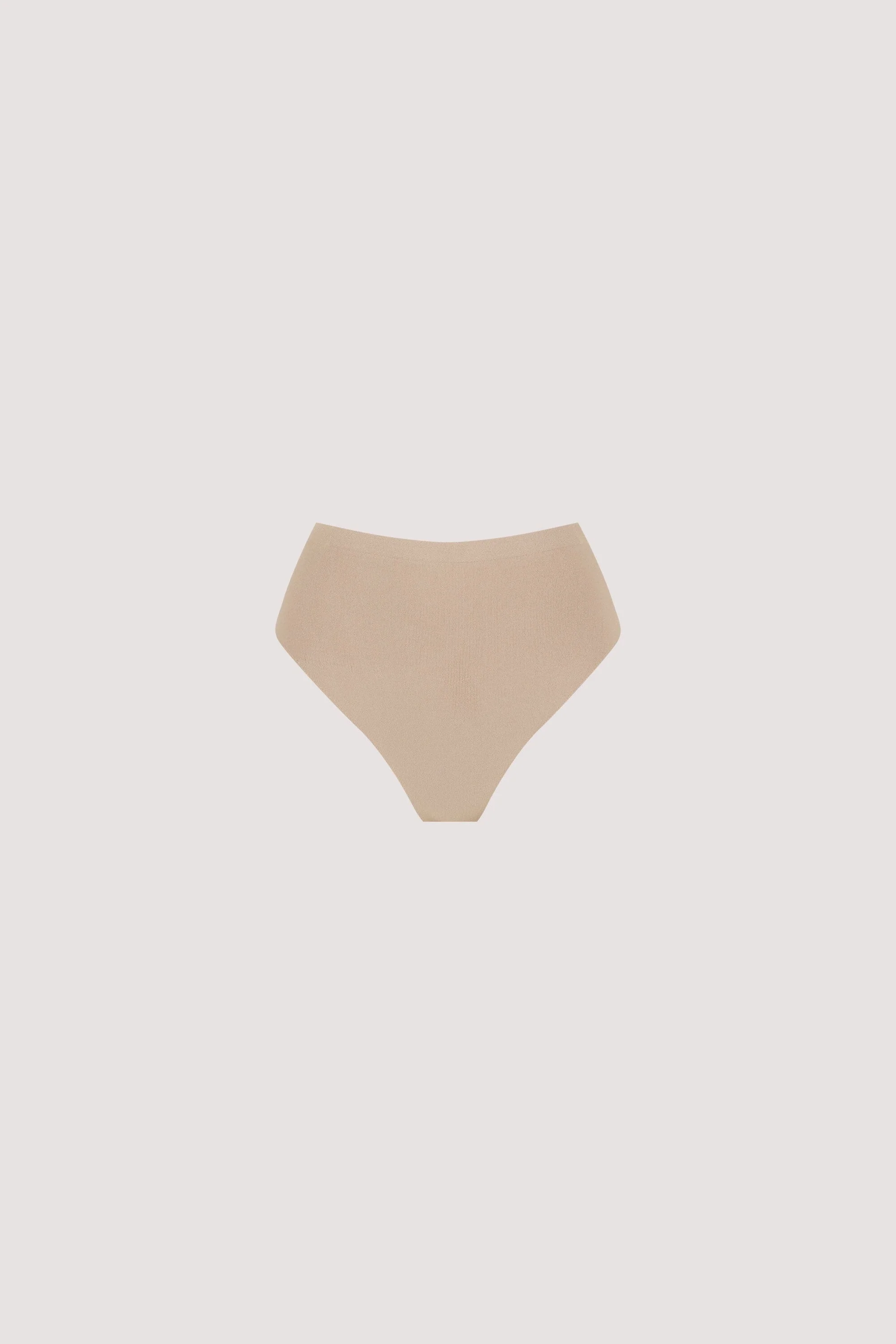 BASE BEIGE HIGH WAIST BRIEF - Image 6