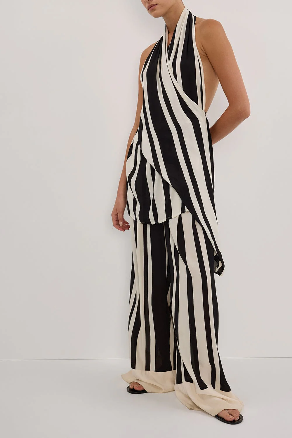 BEAU BLACK STRIPE PANT - Image 3