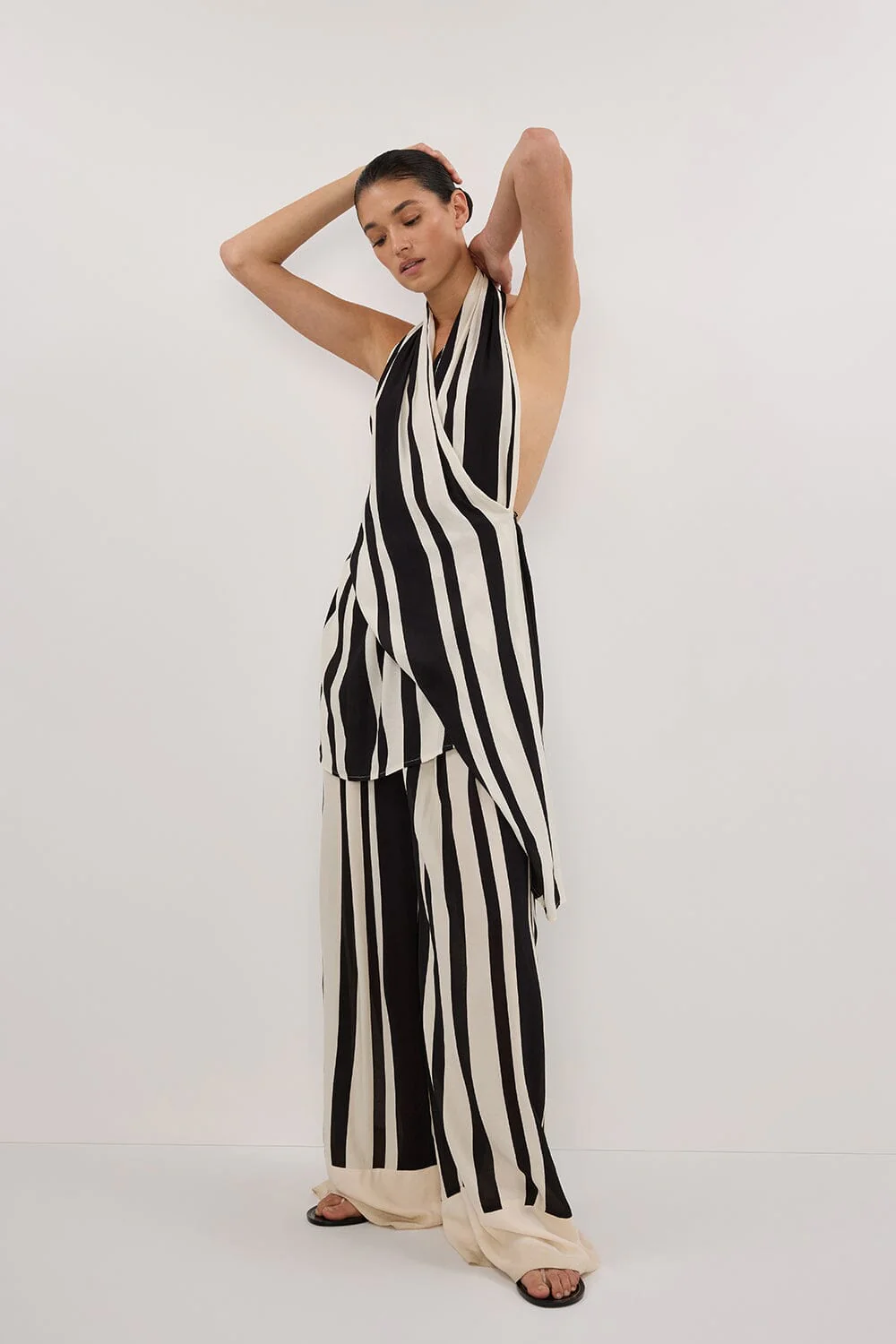 BEAU BLACK STRIPE PANT - Image 6