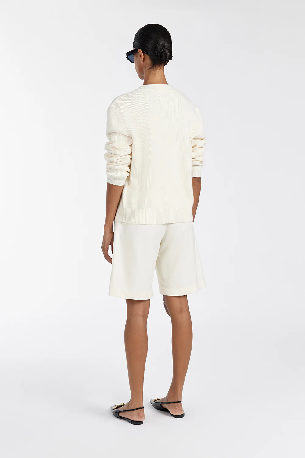 BECKHAM CREAM BERMUDA SHORT - Image 4