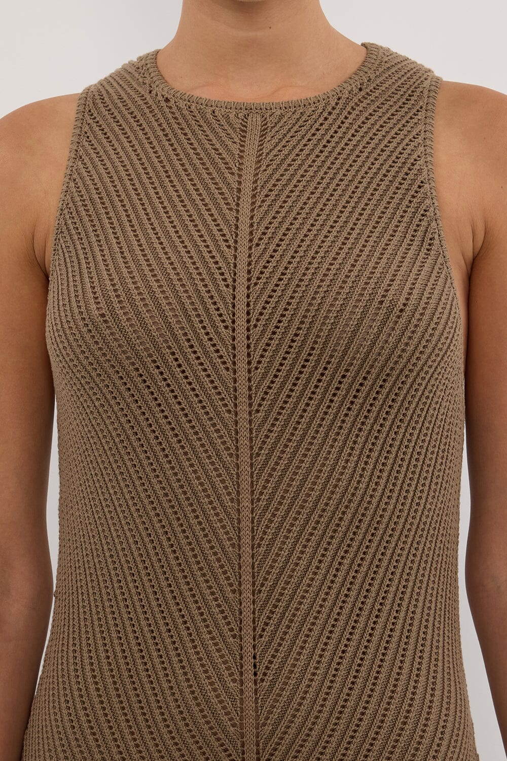 BLOOM OLIVE CROCHET MAXI DRESS - Image 5
