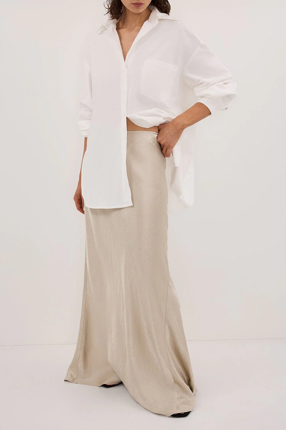 BREANNA PUMICE JACQUARD MAXI SKIRT - Image 2
