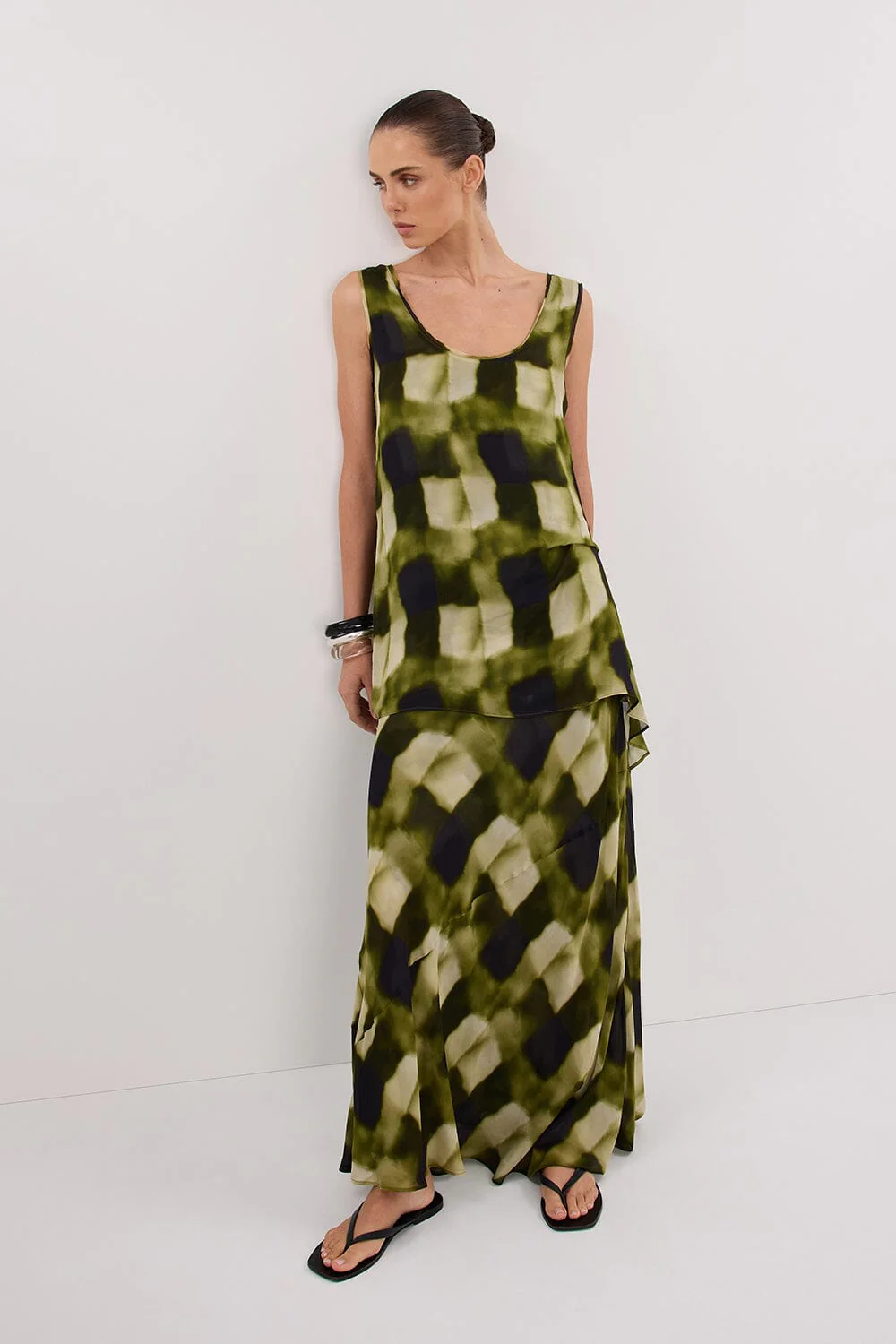 BRONX MOSS MIDI SKIRT - Image 5