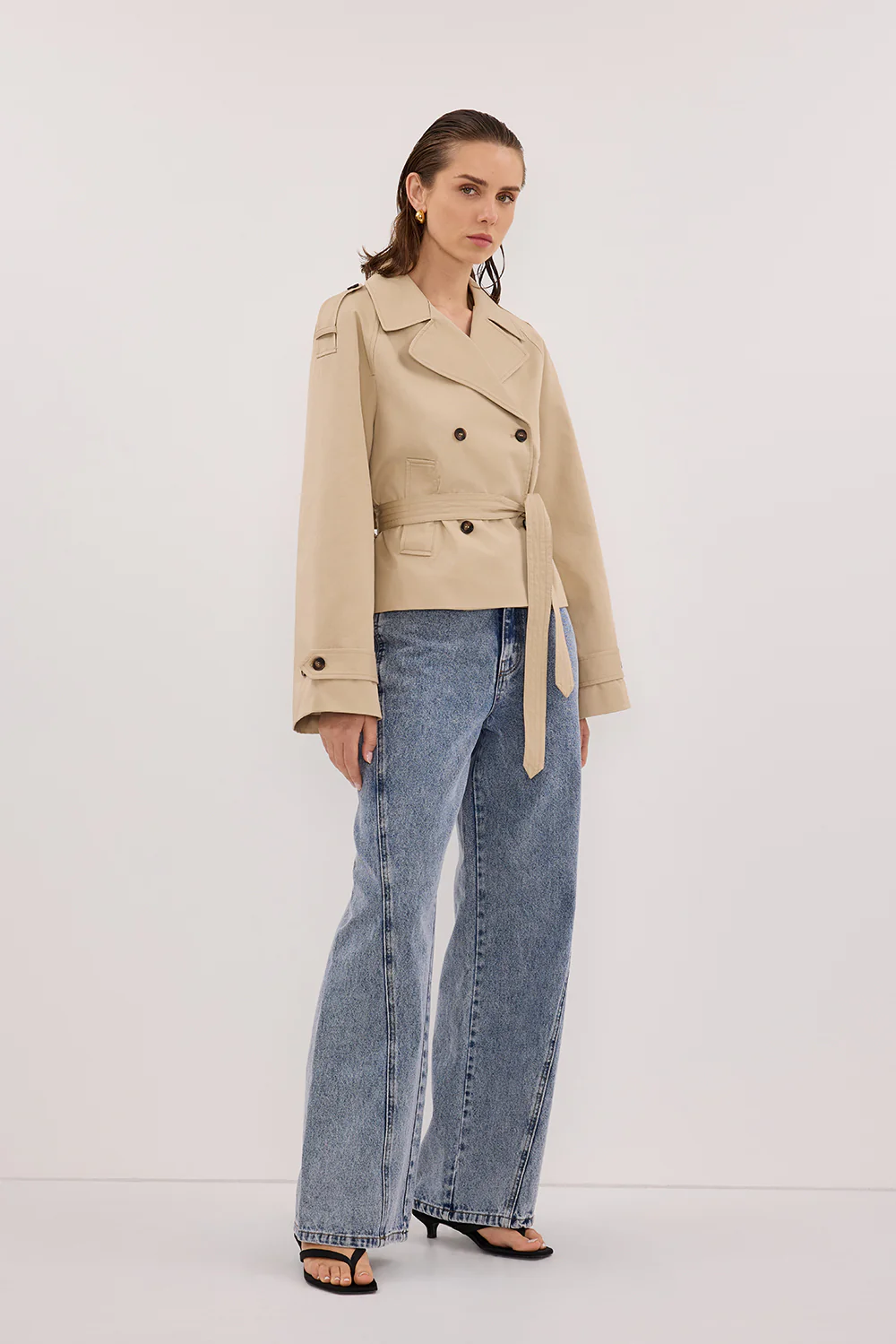 CARSON MID BLUE WIDE LEG JEAN - Image 3