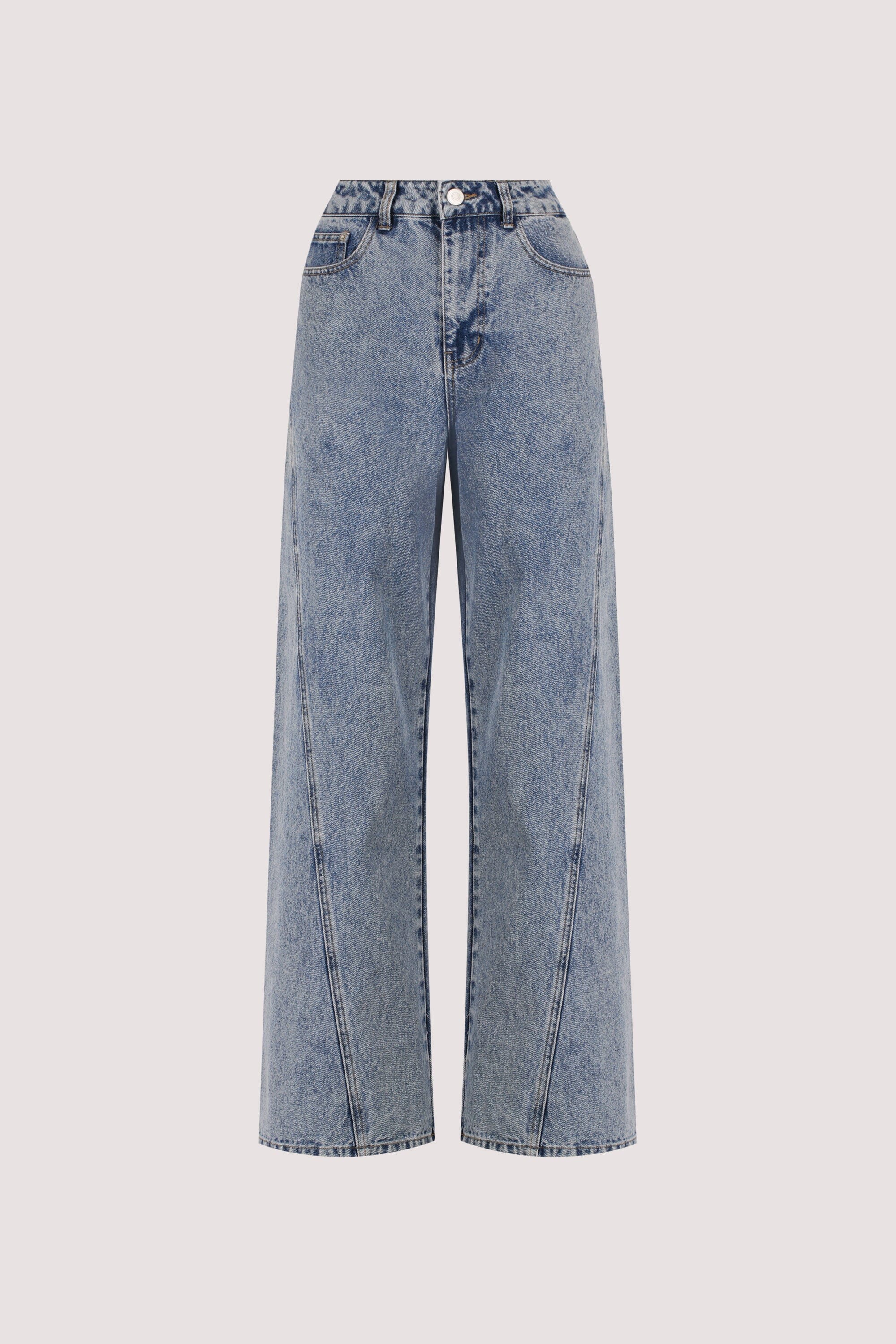 CARSON MID BLUE WIDE LEG JEAN - Image 7