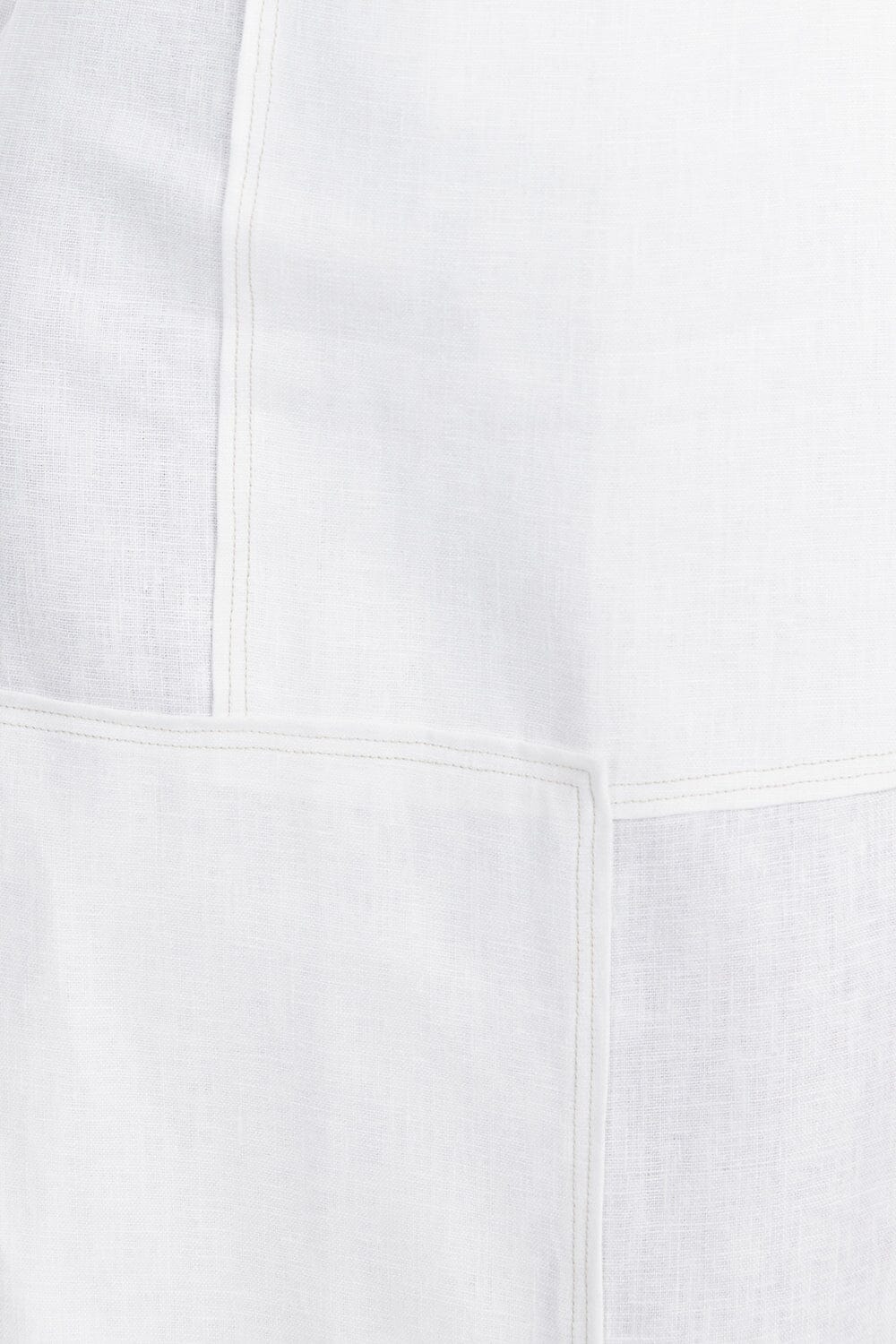 CATIE WHITE PATCHWORK MIDI DRESS - Image 5