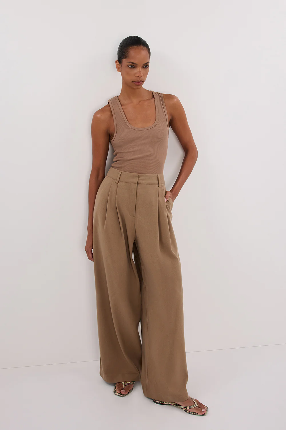 CELINA TAN PANT - Image 6