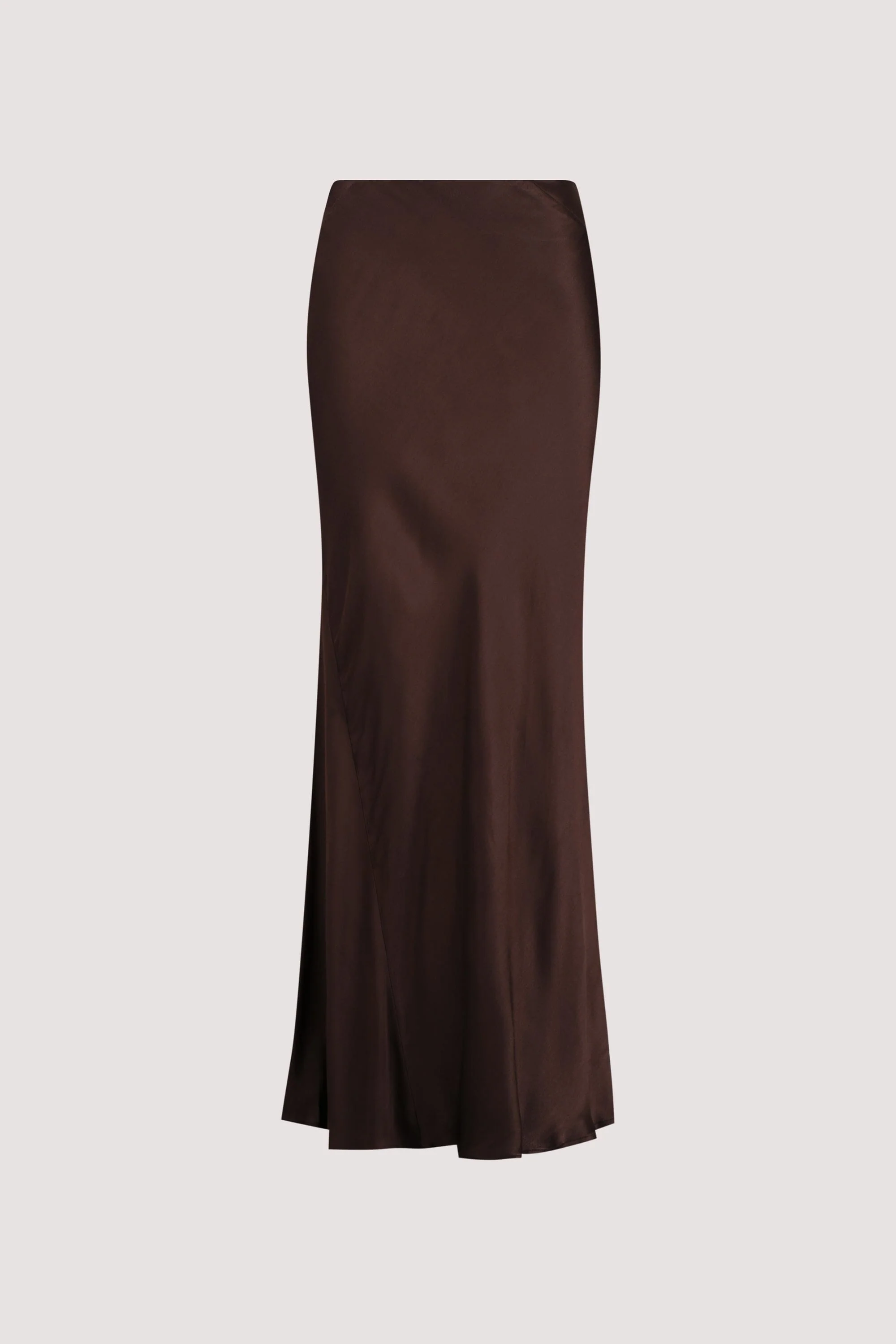 CHARLI BITTER CHOC SATIN MAXI SKIRT - Image 8