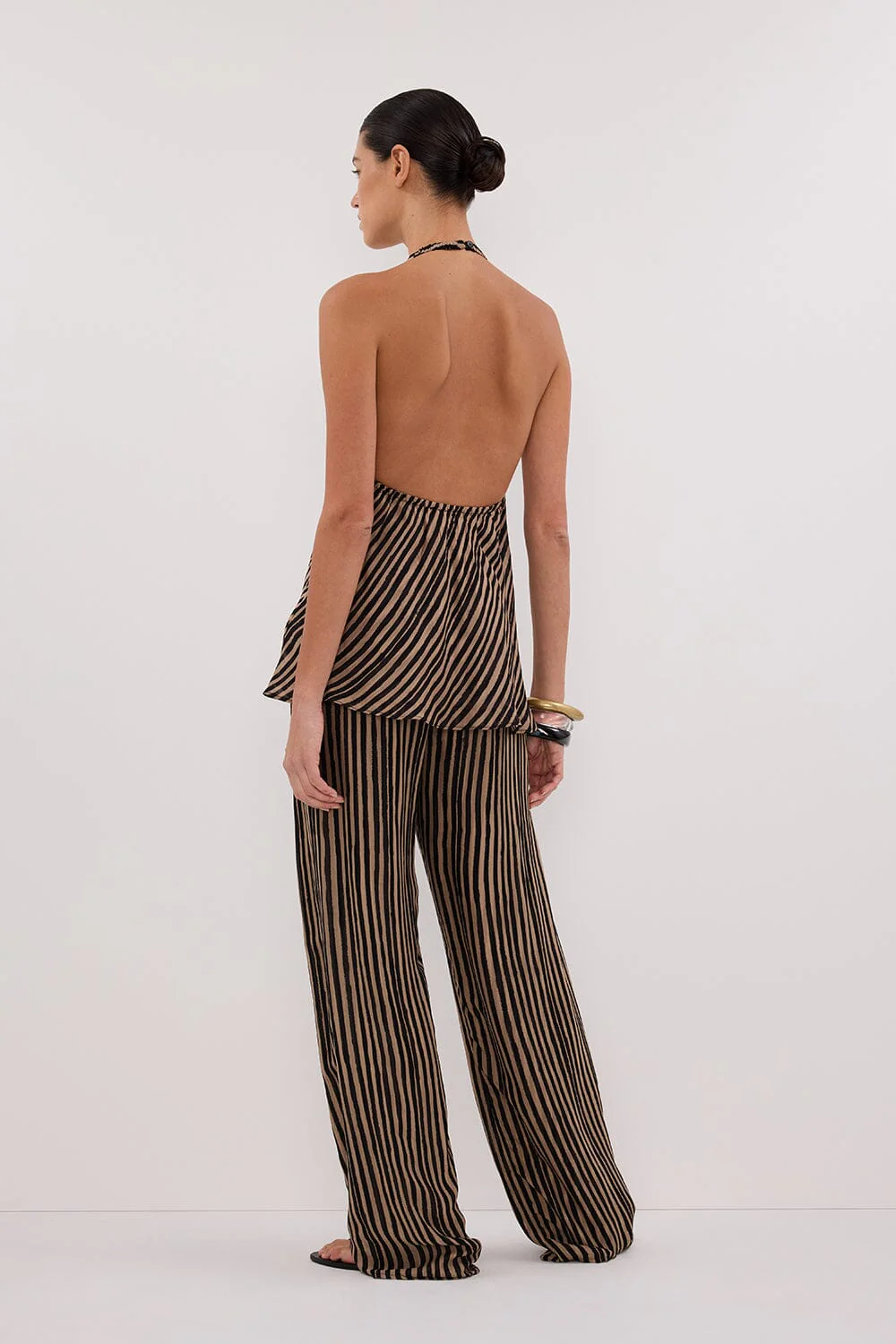 CHARLI TAN STRIPE PANT - Image 4