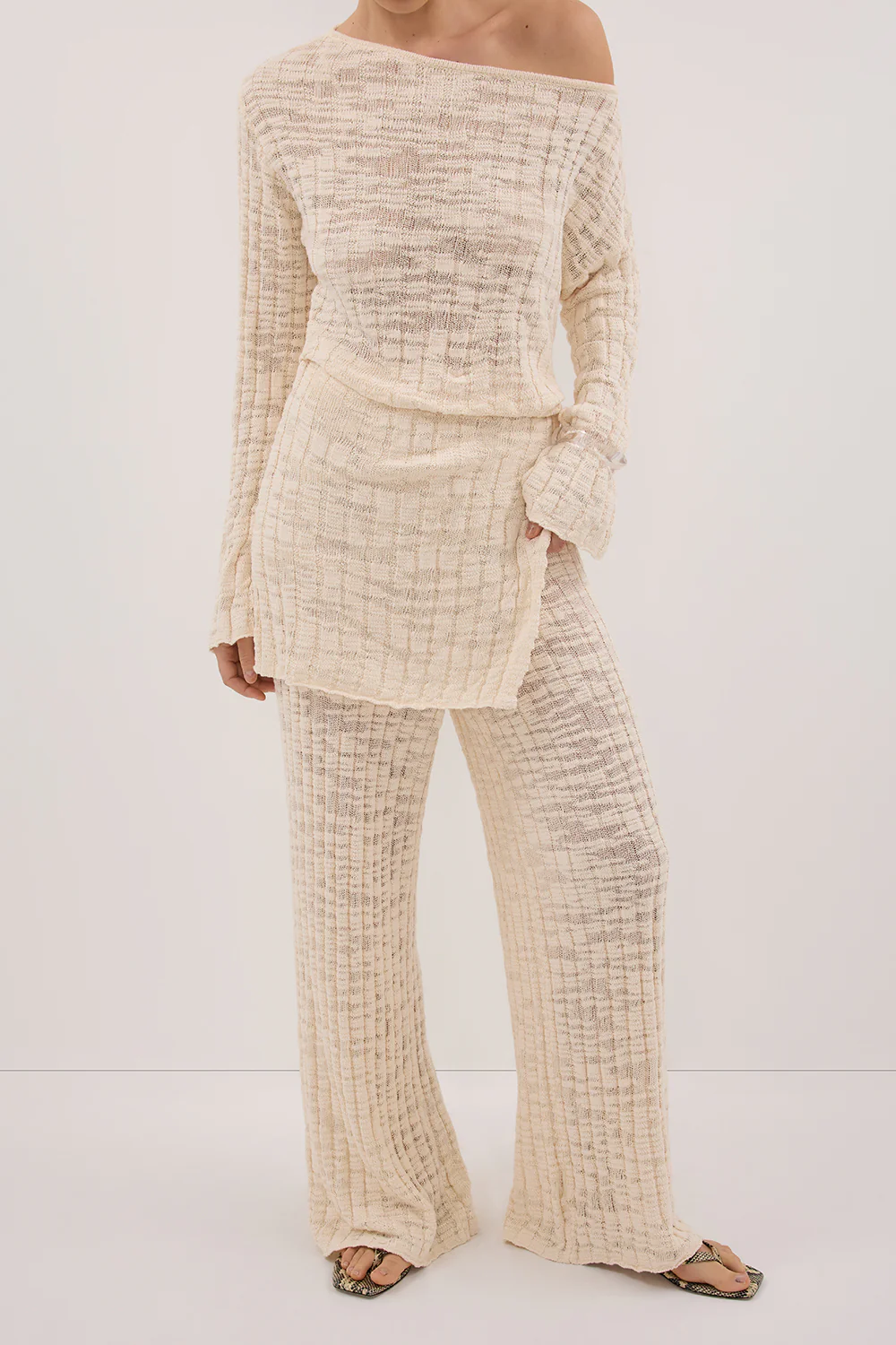CIA NATURAL KNIT PANT - Image 2
