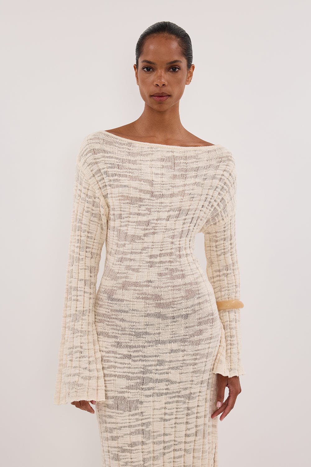 CIA NATURAL LONG SLEEVE MAXI DRESS - Image 2