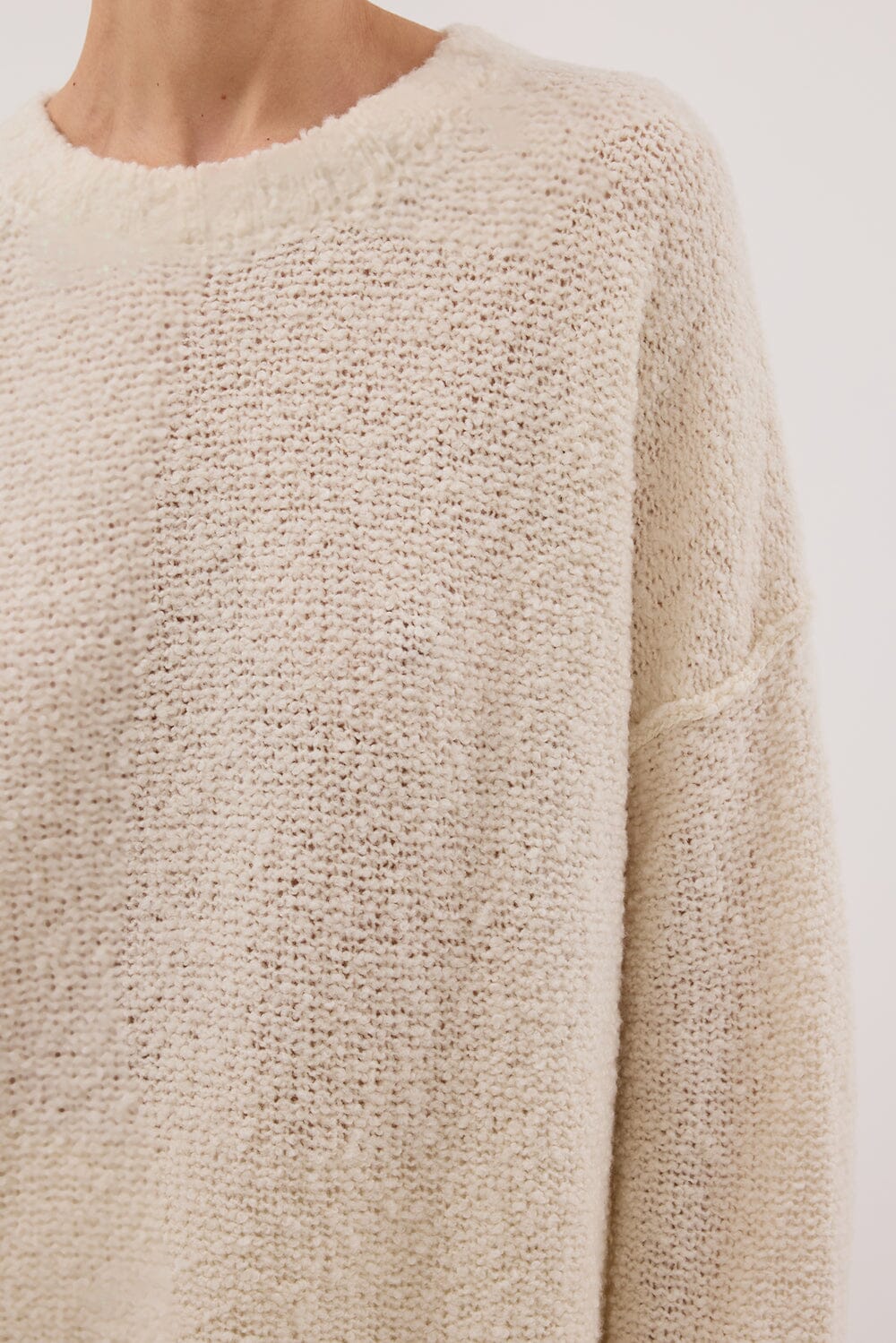 CICI CREAM LONGLINE JUMPER - Image 5