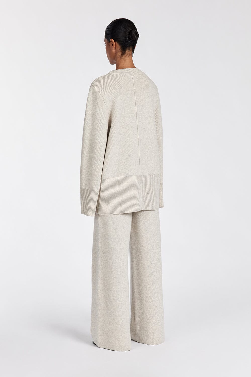 CLEMENCE OAT MARLE KNIT PANT - Image 5