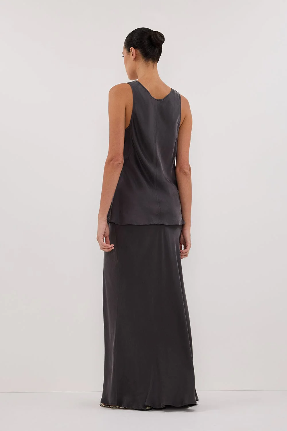 COLETTE PETROL SILK CAMI TOP - Image 4