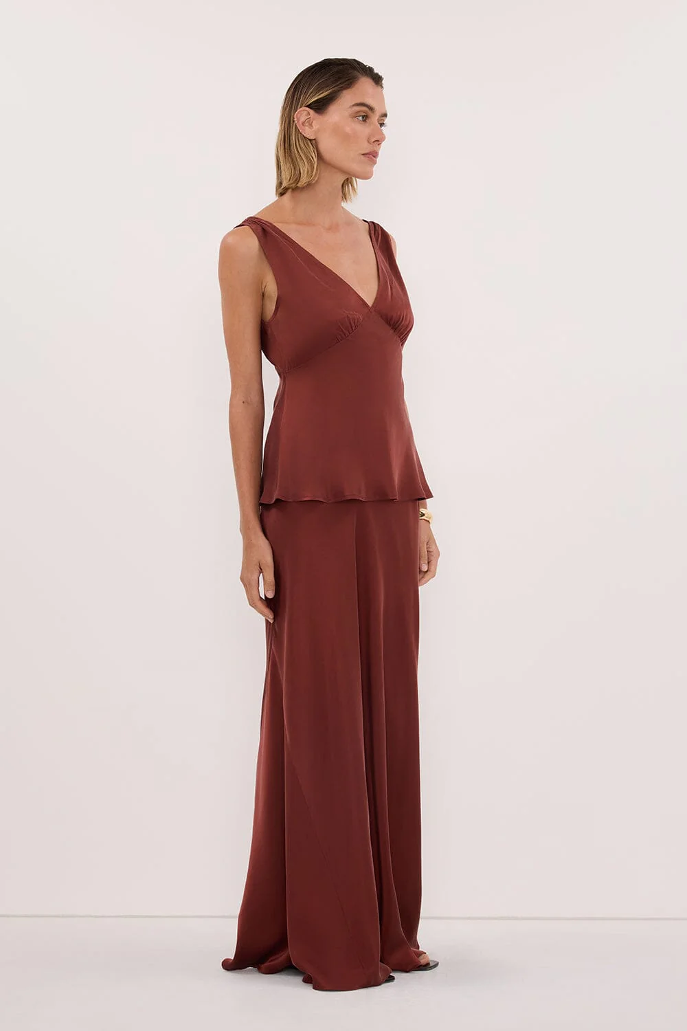 COLETTE SAHARA SILK MAXI SKIRT - Image 3