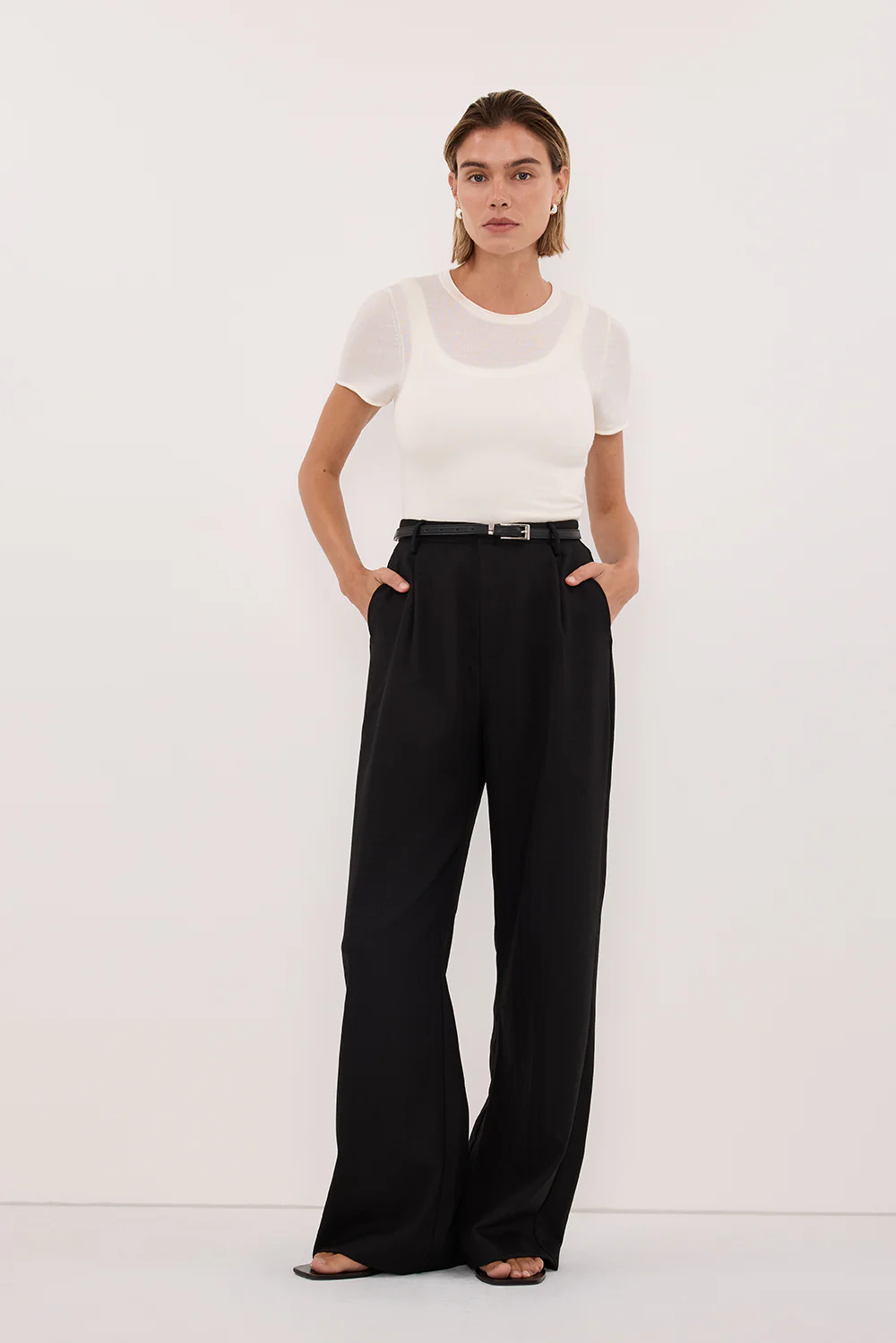 CYRUS BLACK TAILORED PANT - Image 3
