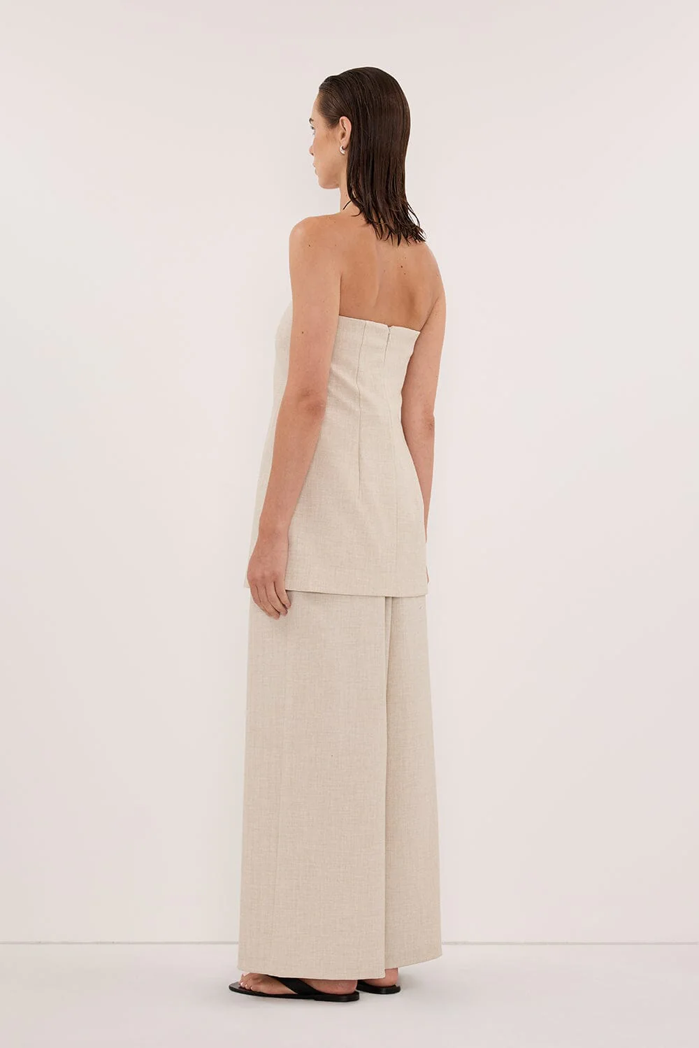 CYRUS NATURAL STRAPLESS TUNIC TOP - Image 8