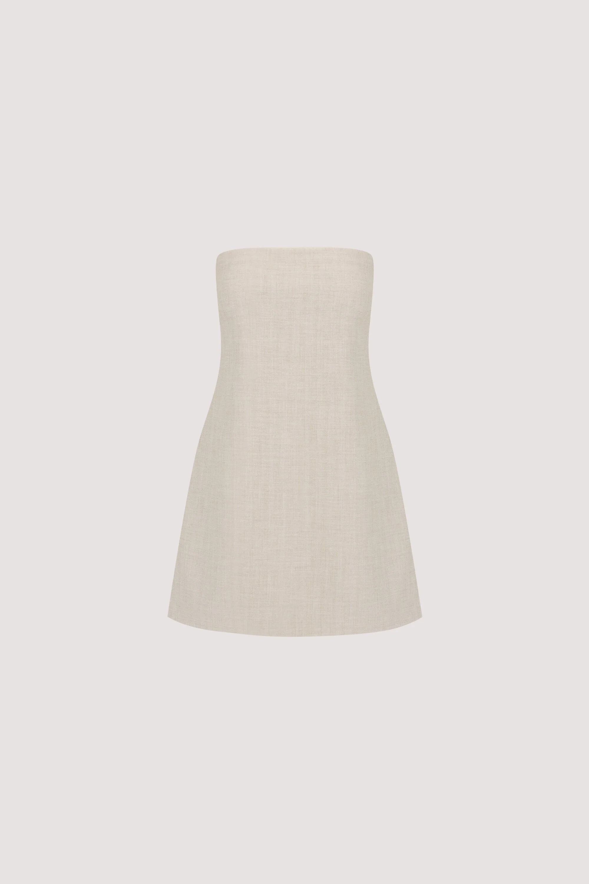 CYRUS NATURAL STRAPLESS TUNIC TOP - Image 9