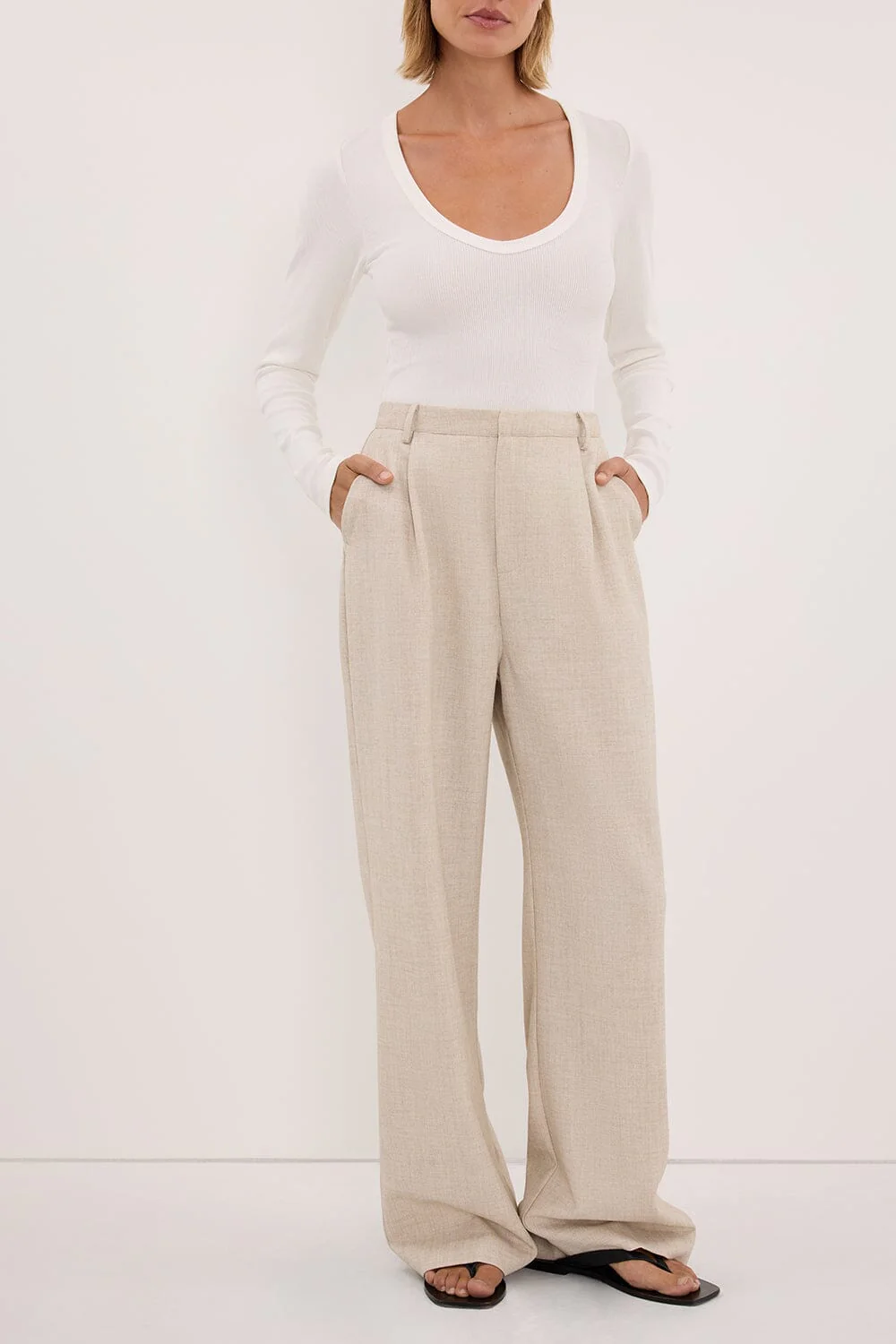 CYRUS NATURAL TAILORED PANT - Image 3