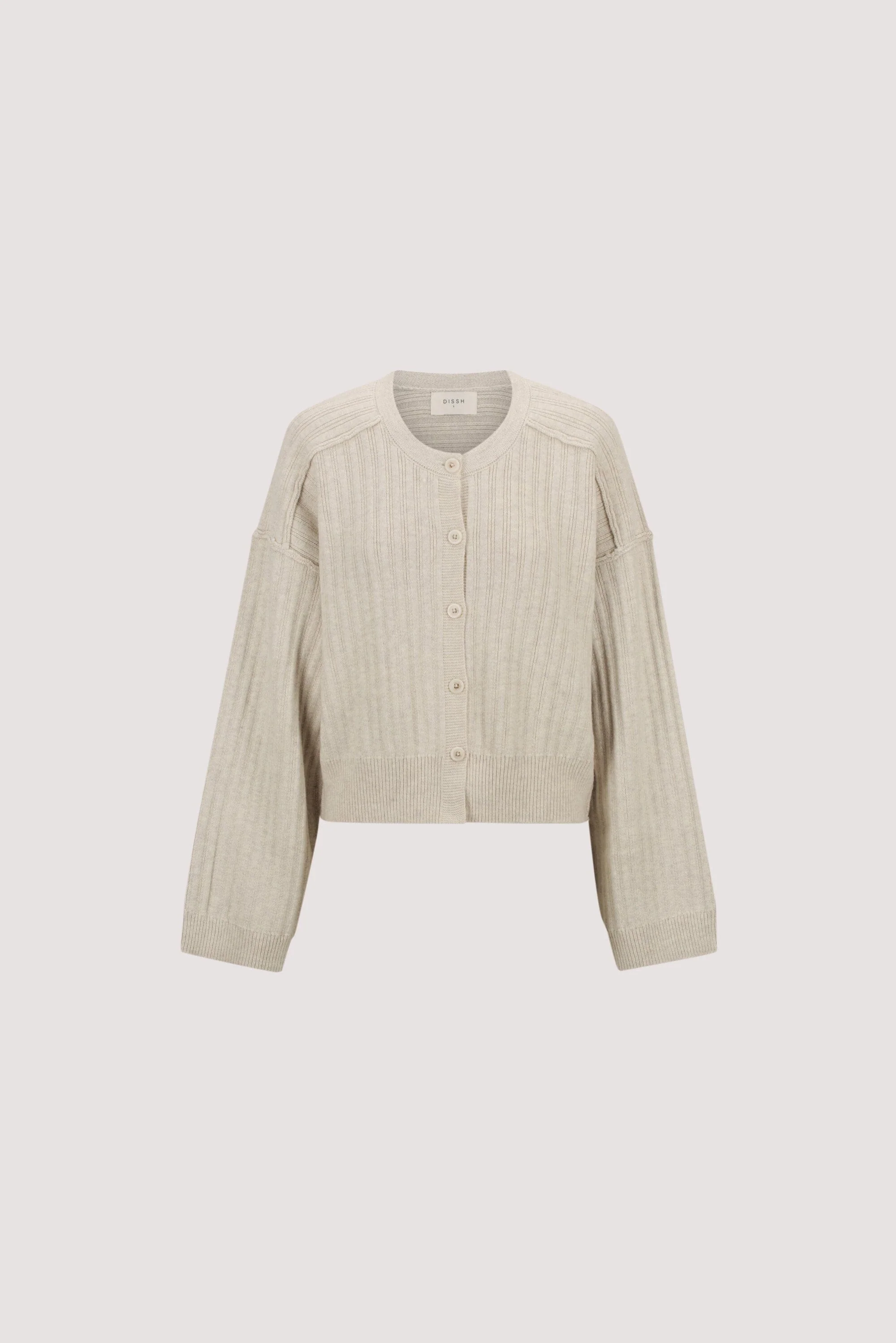 DAHLIA CHALK KNIT CARDIGAN - Image 7