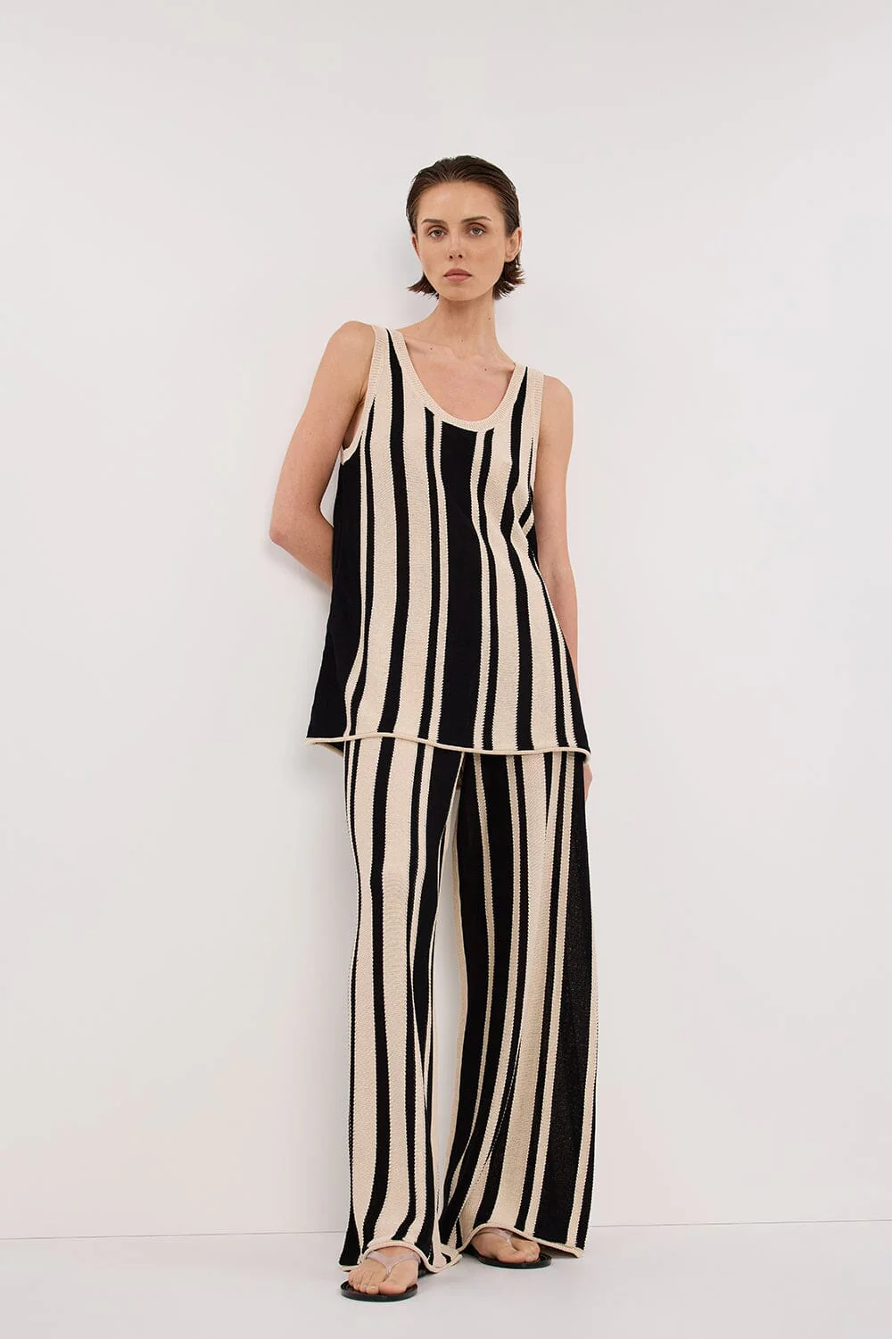 DELPHI STRIPE LONGLINE KNIT TUNIC - Image 7