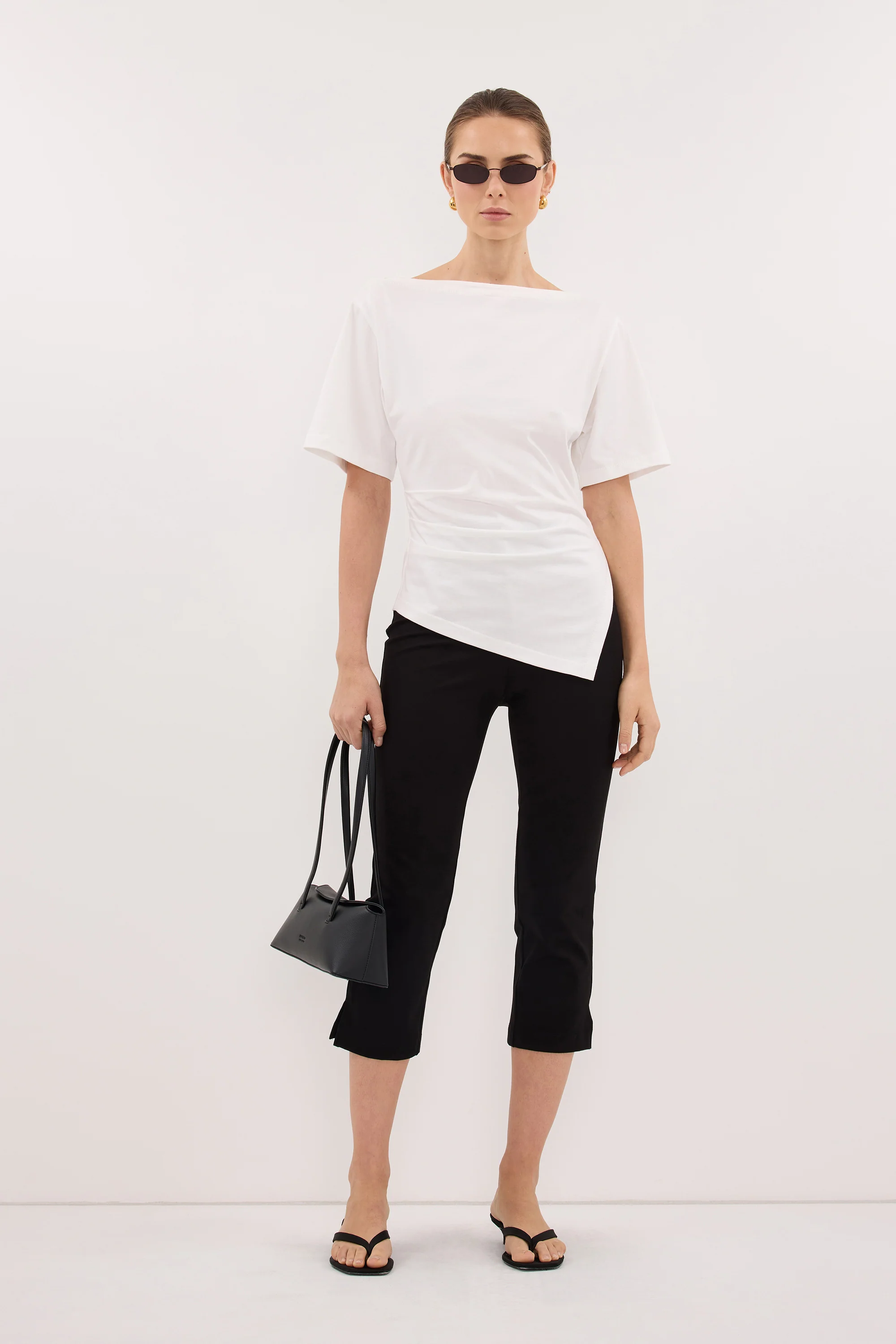 DEMI BLACK 7/8 CAPRI PANT - Image 2