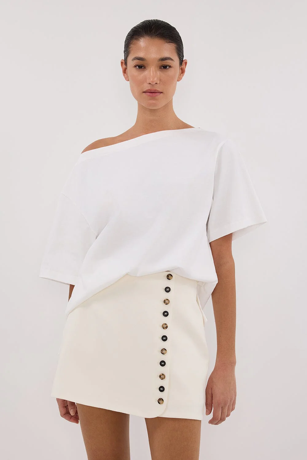 DEMI CREAM TAILORED SKORT - Image 2