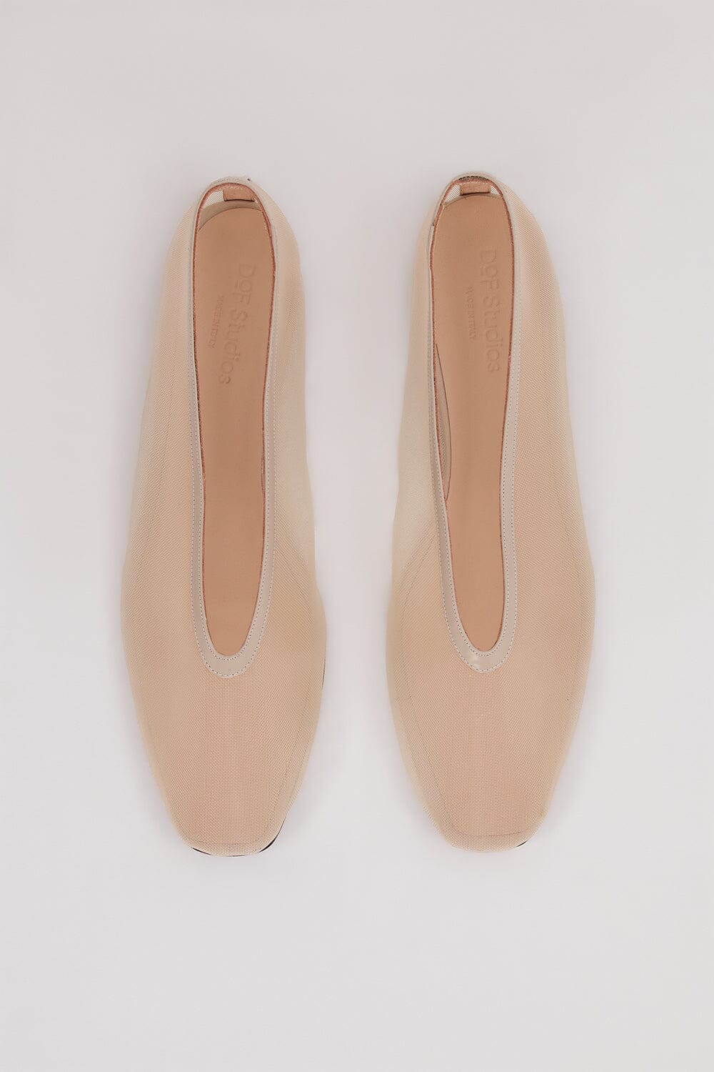 DOF STUDIOS MAISON NUDE MESH BALLET FLAT - Image 4