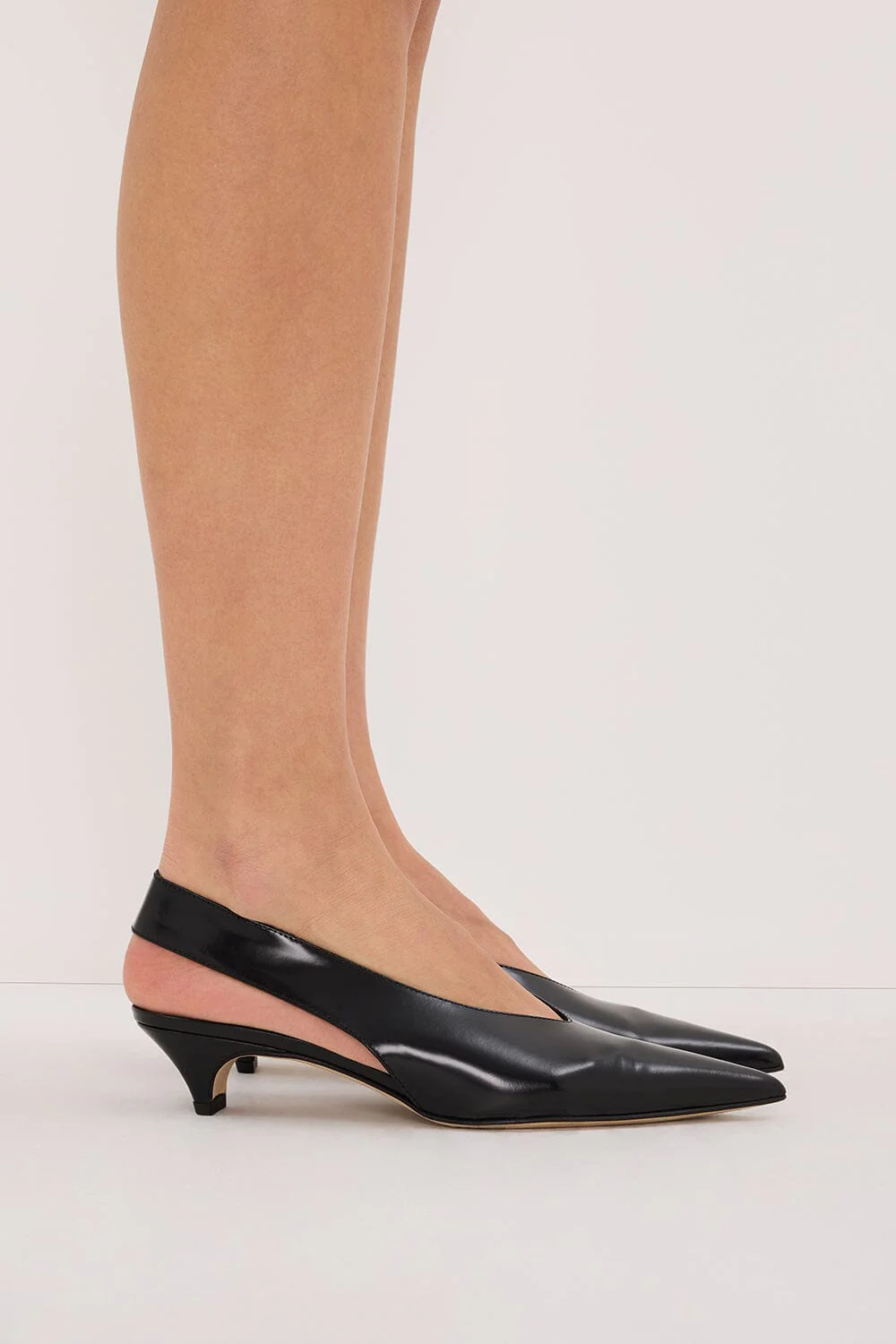 DOF STUDIOS TORY BLACK NAPPA HEEL - Image 2
