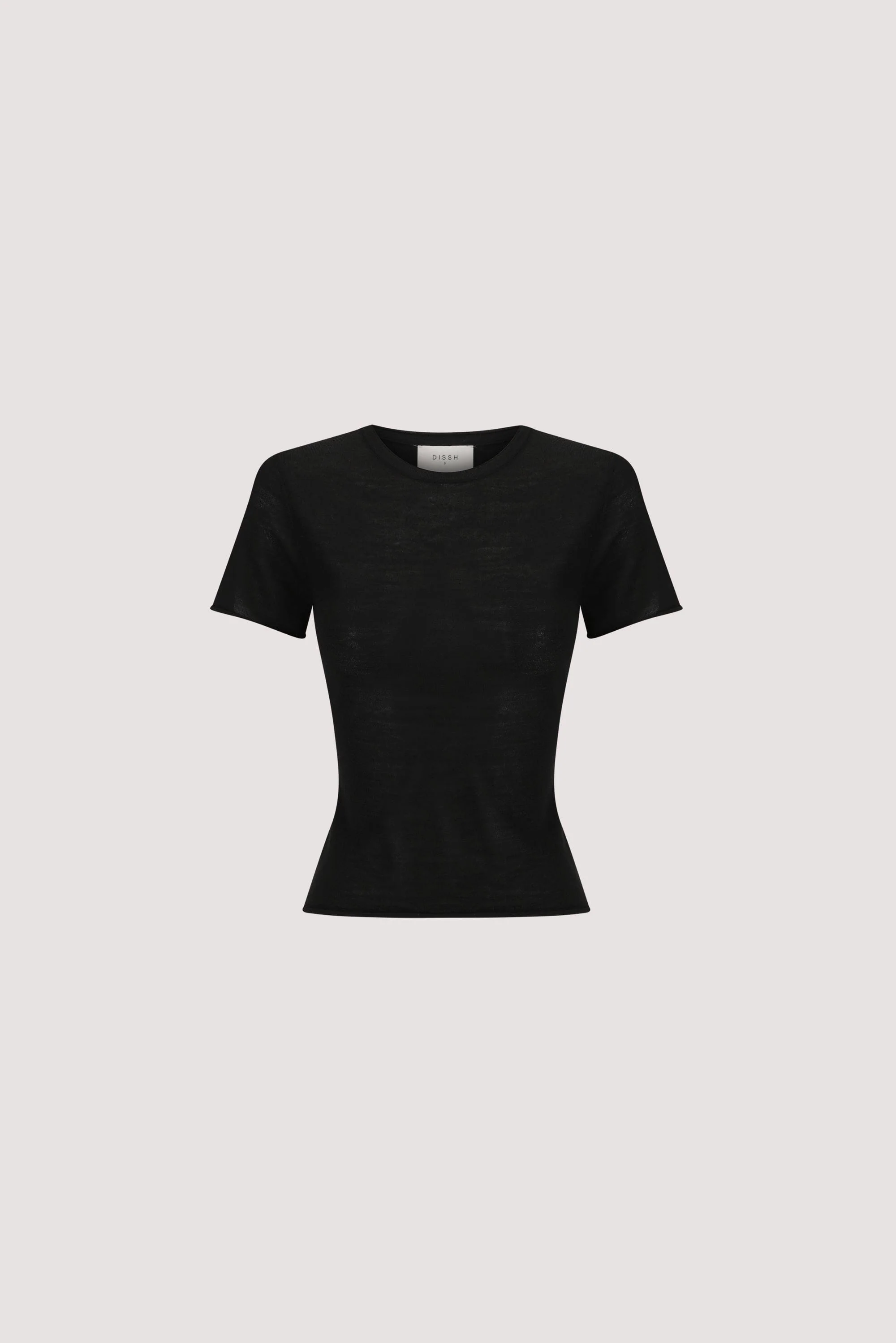 DUKE BLACK MERINO KNIT BABY TEE - Image 6