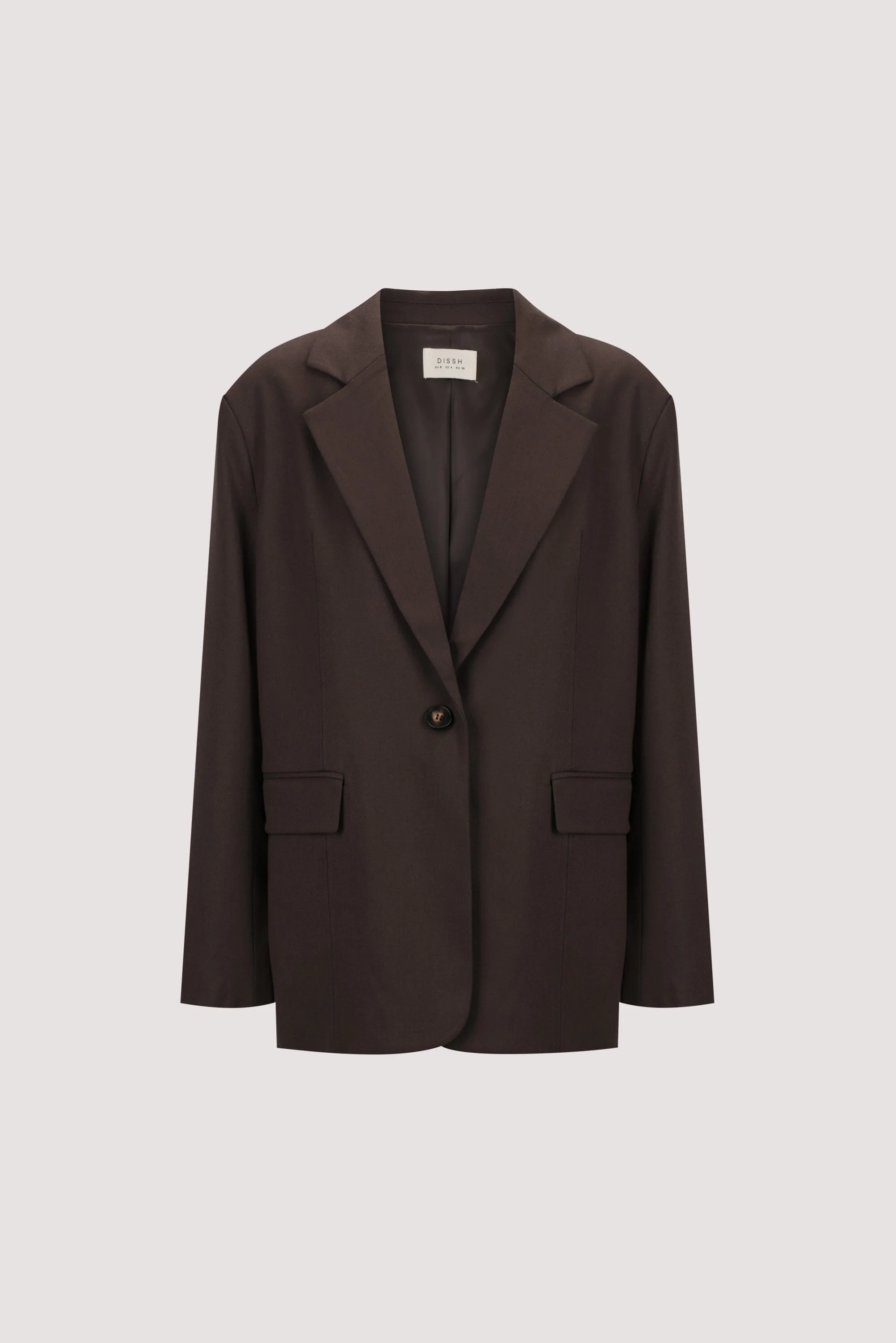 EDEN BITTER CHOC OVERSIZED BOXY BLAZER - Image 6