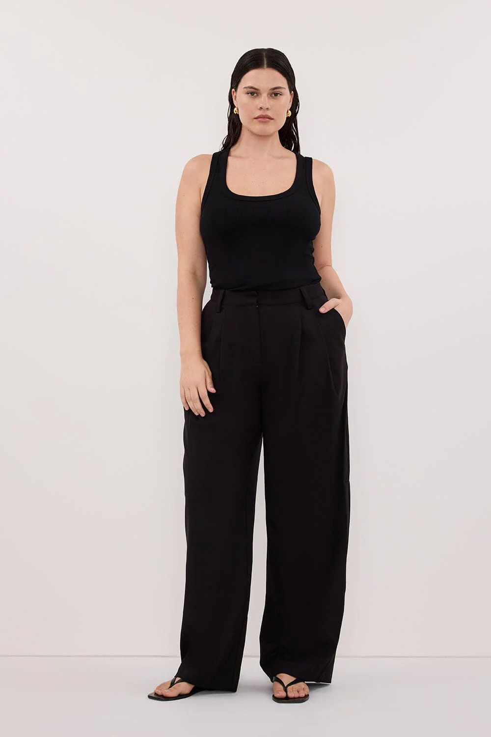 EDEN BLACK TAILORED PANT - Image 7