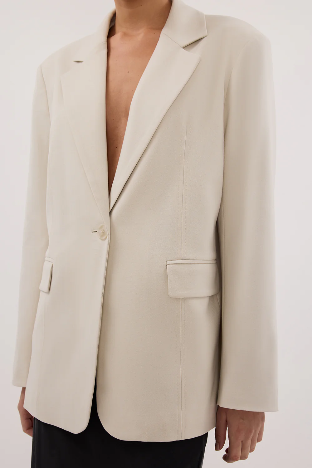 EDEN PLASTER OVERSIZED BOXY BLAZER - Image 5