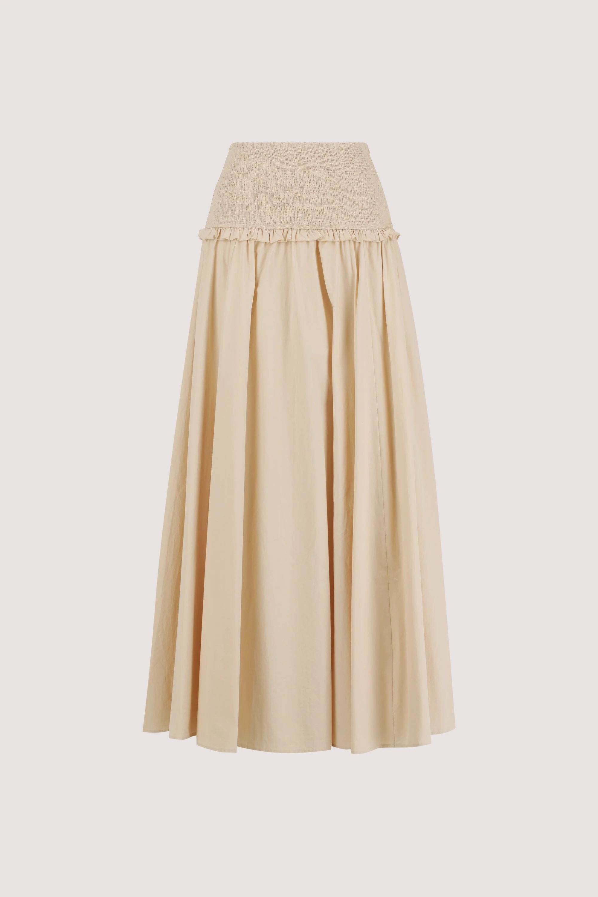 EDIE STONE COTTON MIDI SKIRT - Image 7