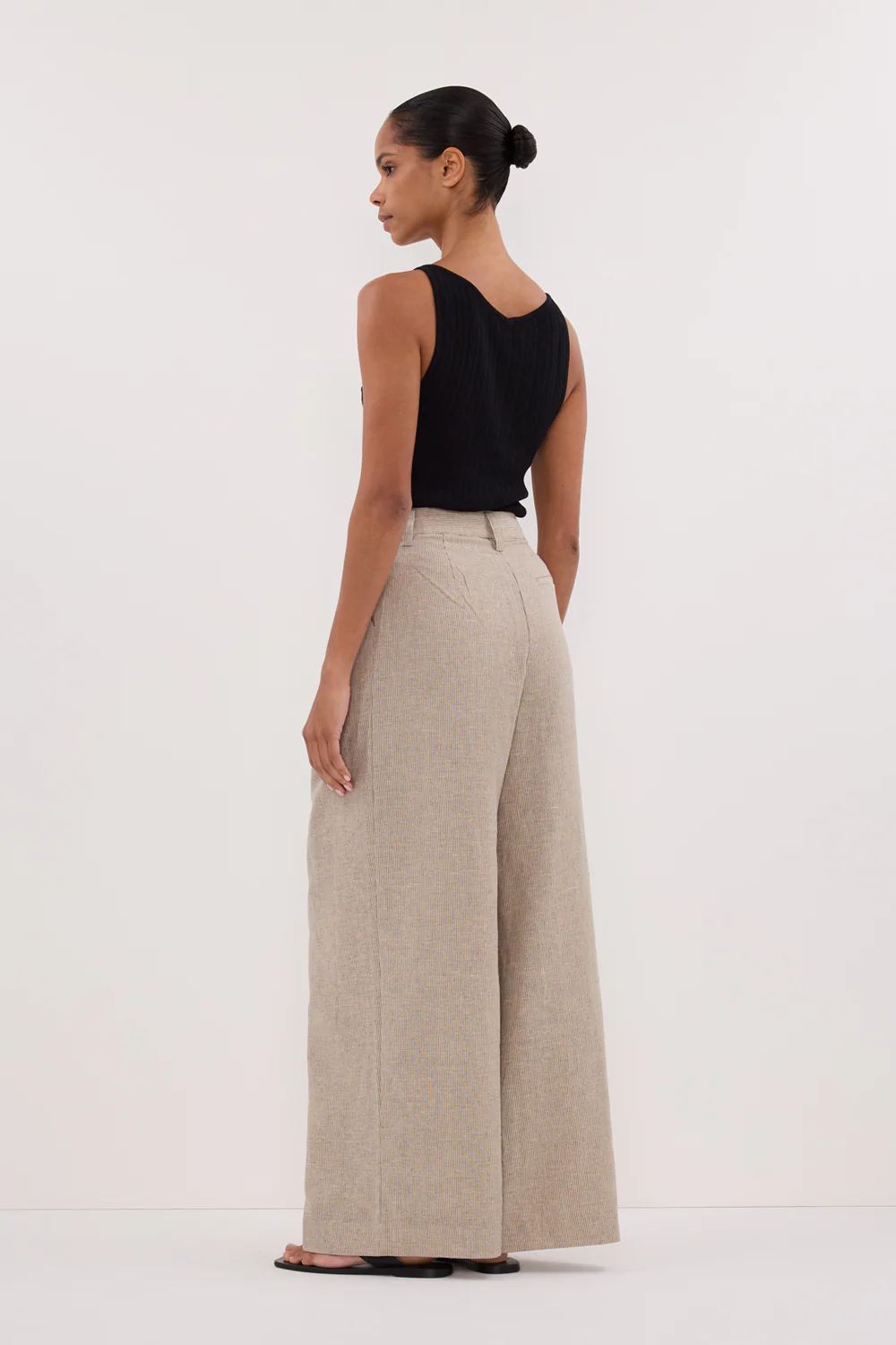 ELIAS OAT LINEN BLEND PANT - Image 4