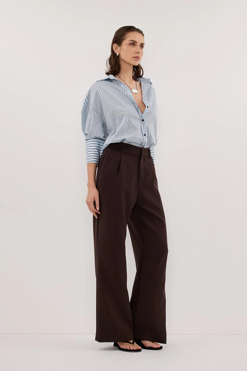 ELLE DARK CHOCOLATE PANT - Image 3