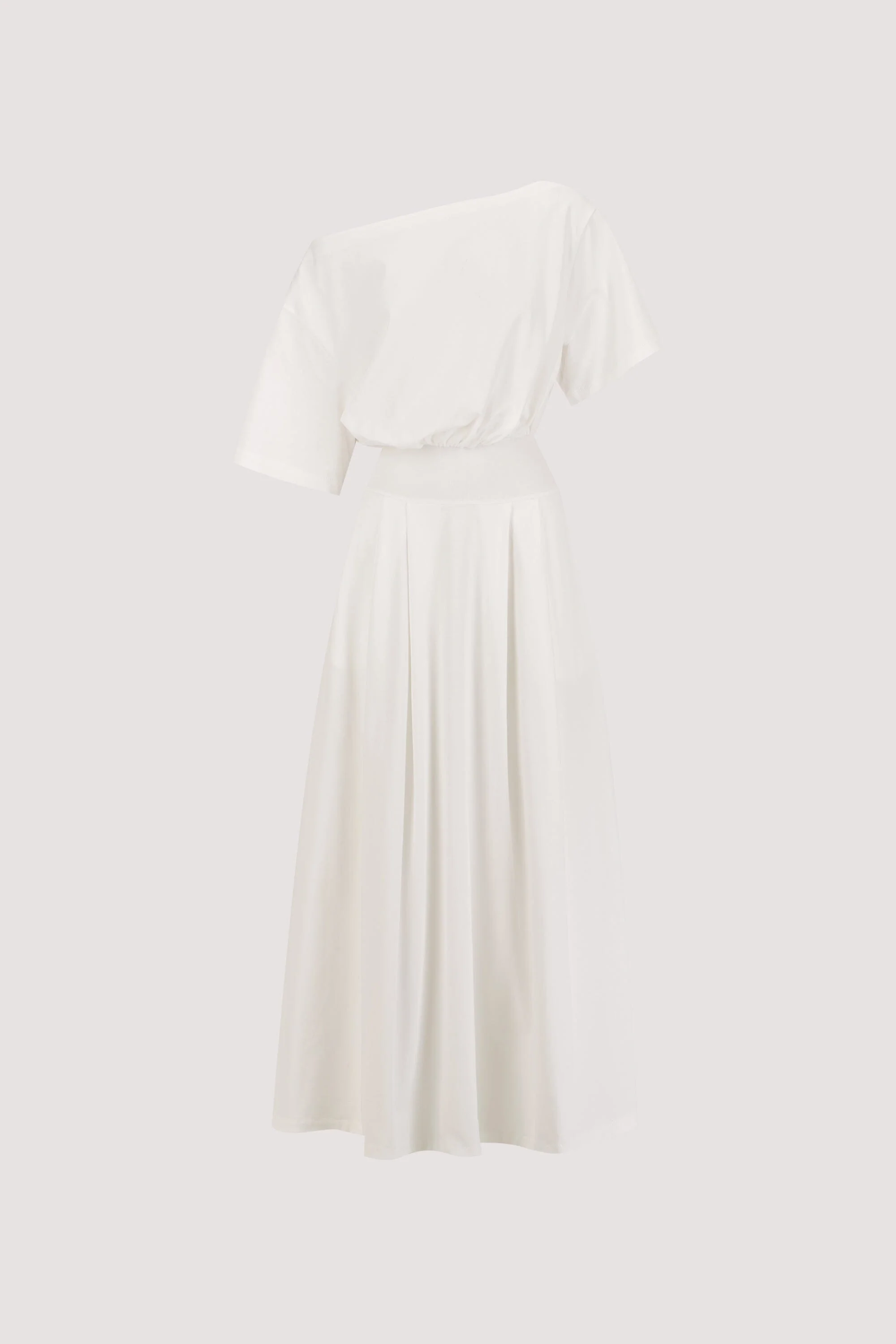 ESME WHITE ASYM MAXI DRESS - Image 6