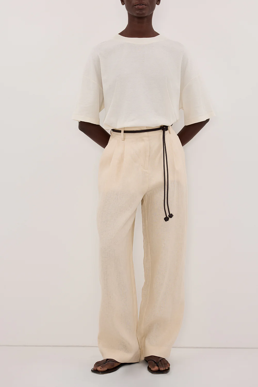 FRAN SANDSTONE LINEN PANT - Image 2