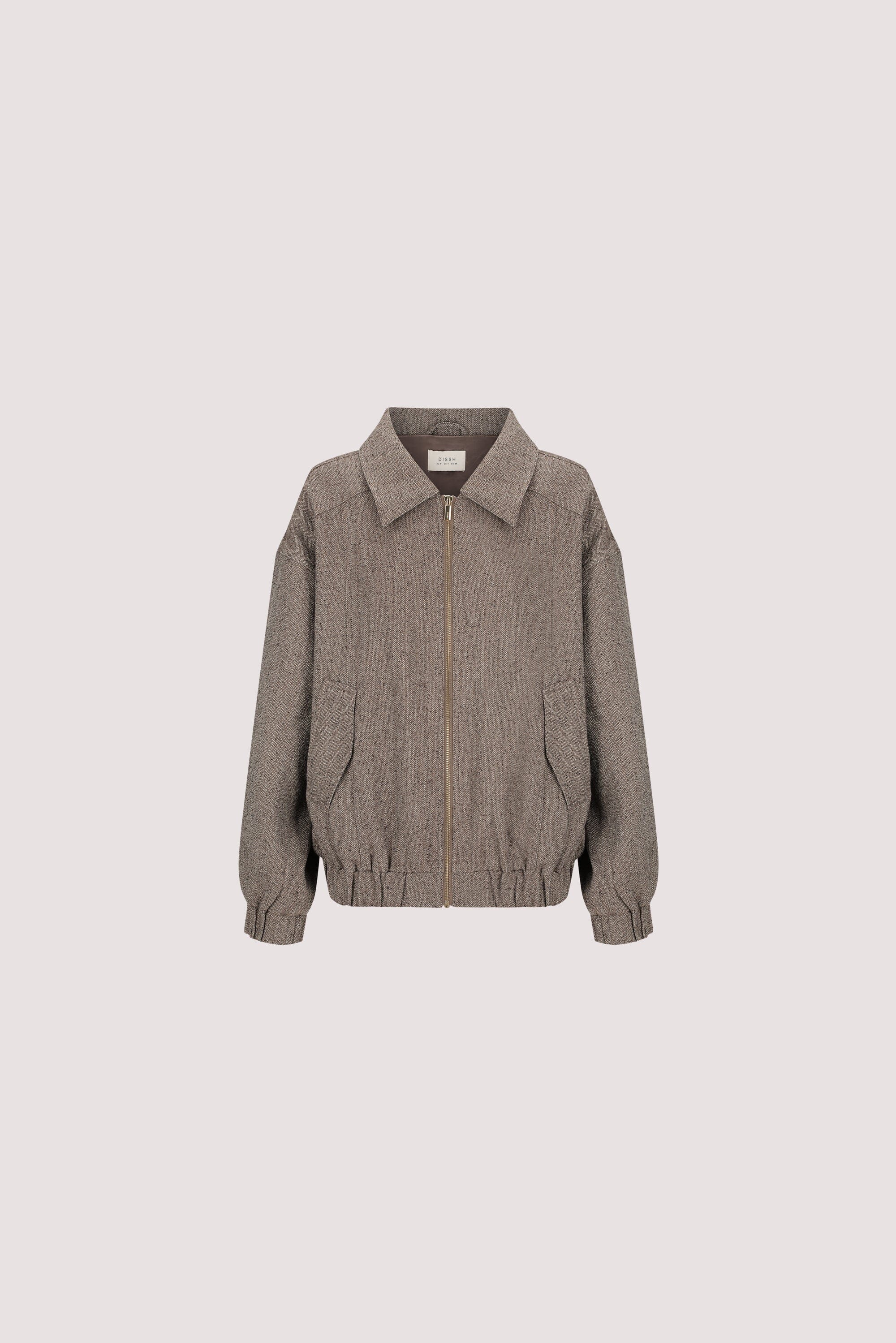 FRANKIE CHOC TWEED BOMBER JACKET - Image 7